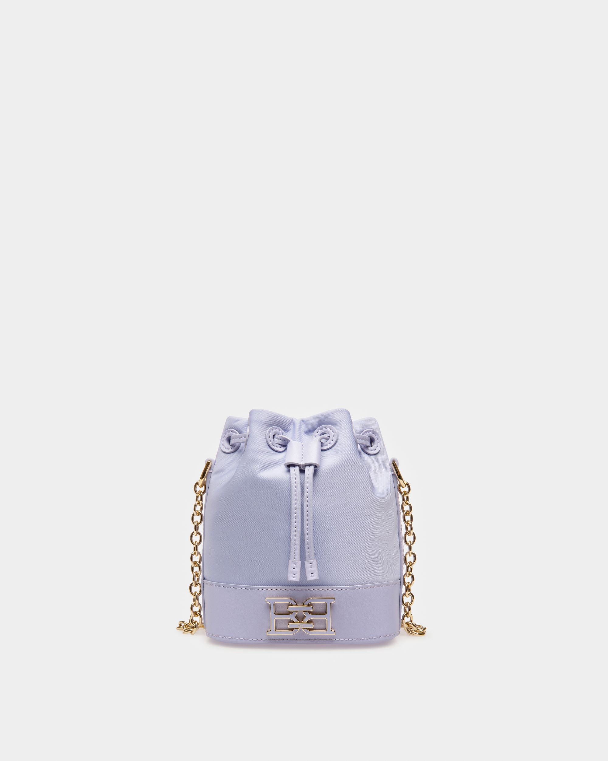 Eoh Small Beuteltasche Aus Fliederfarbenem Nylon - Damen - Bally - 01