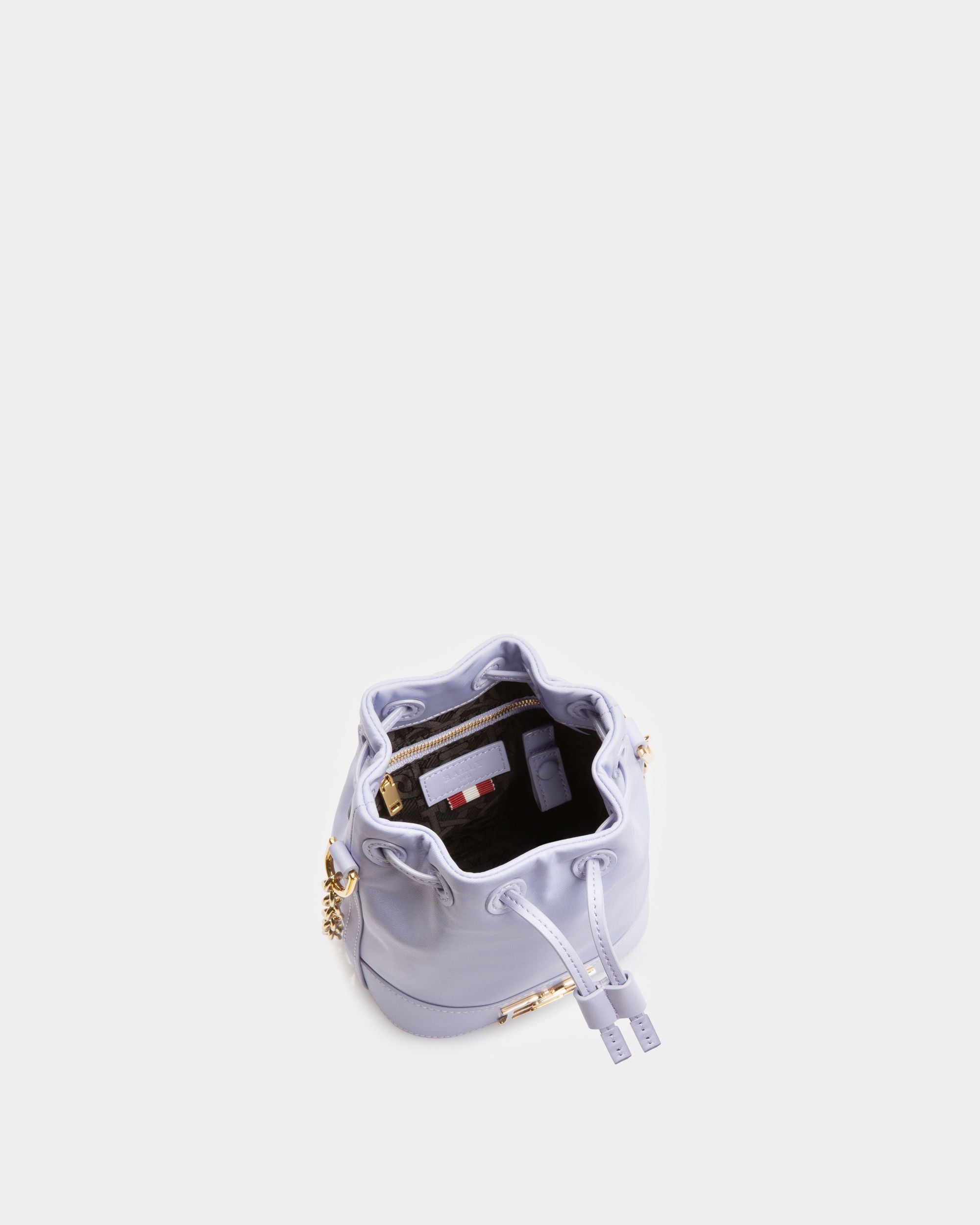 Eoh Small Beuteltasche Aus Fliederfarbenem Nylon - Damen - Bally - 04