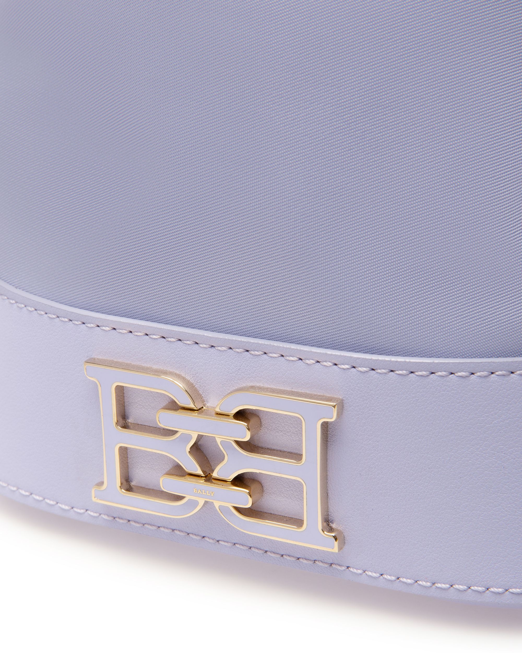 Eoh Small Beuteltasche Aus Fliederfarbenem Nylon - Damen - Bally - 05