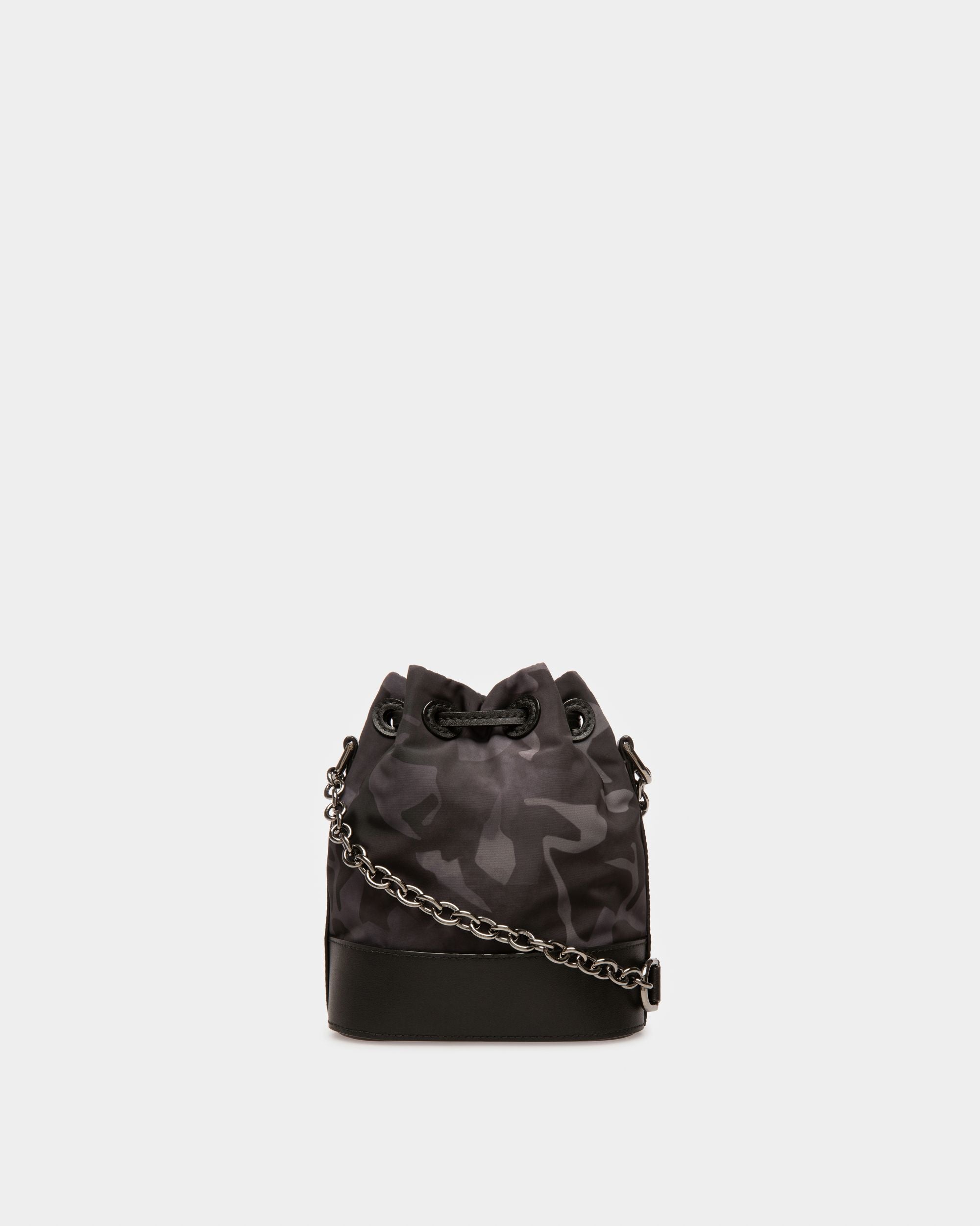 Eoh Small Beuteltasche Aus Schwarzem Nylon - Damen - Bally - 02