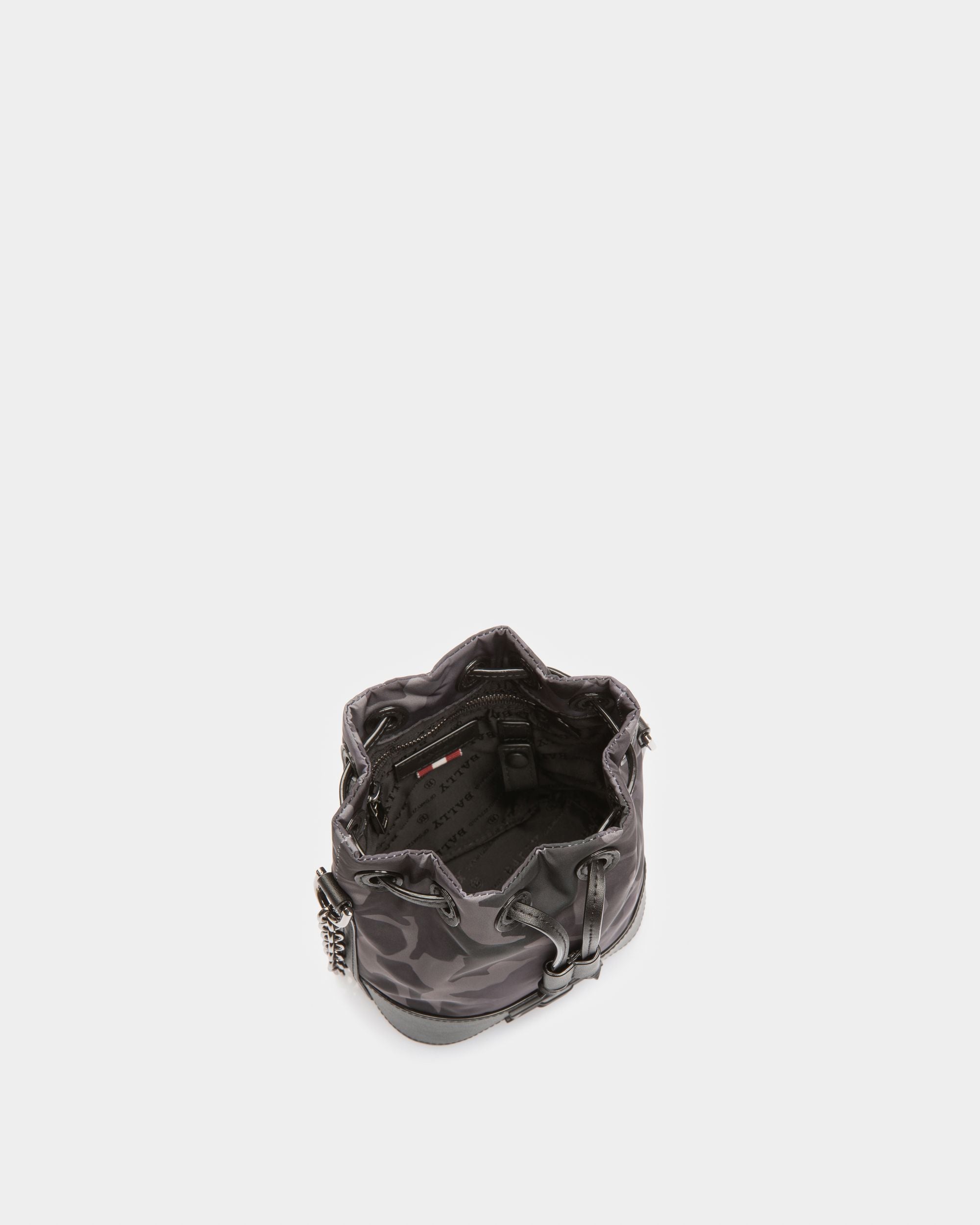 Eoh Small Beuteltasche Aus Schwarzem Nylon - Damen - Bally - 03
