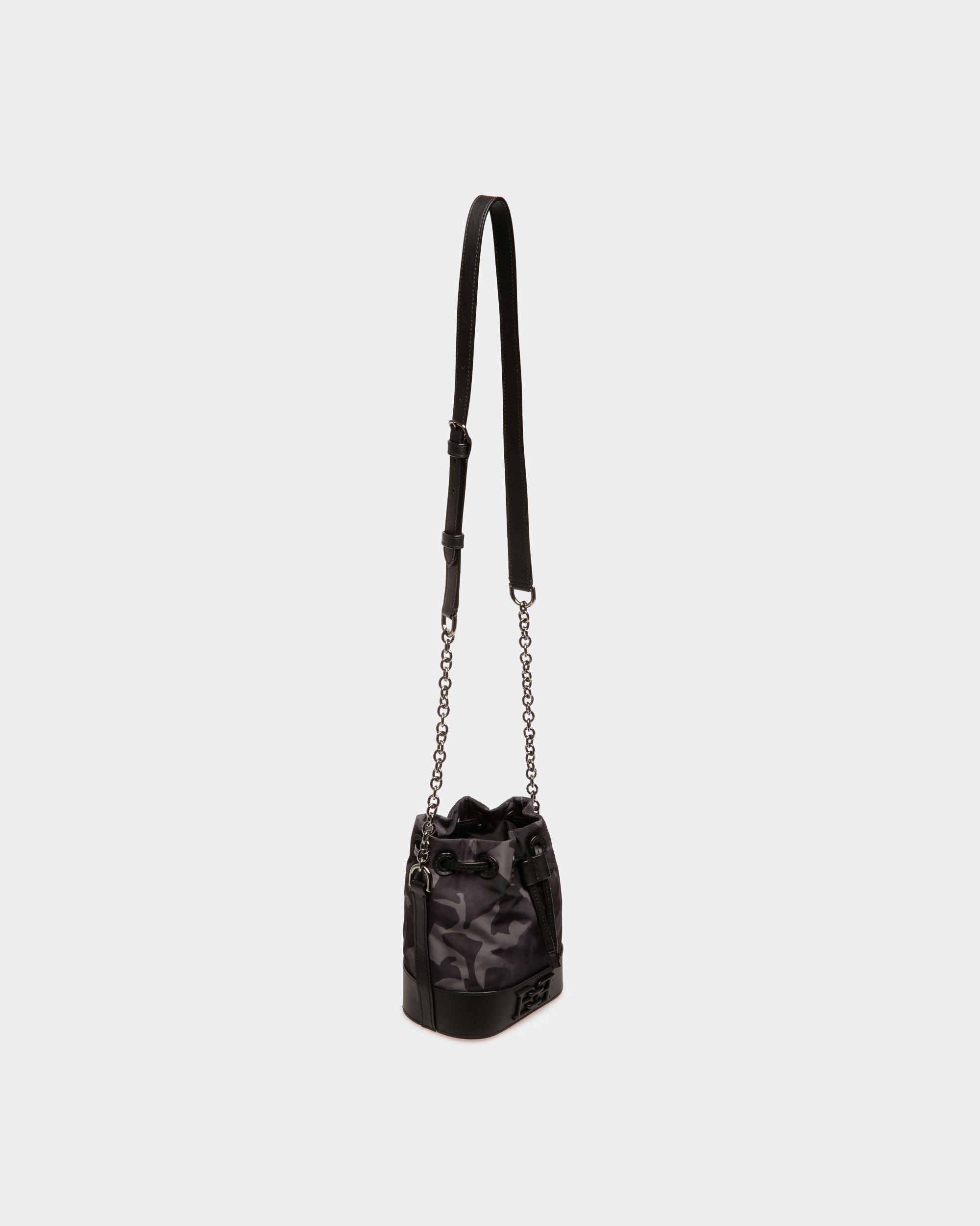 Eoh Small Beuteltasche Aus Schwarzem Nylon - Damen - Bally - 05