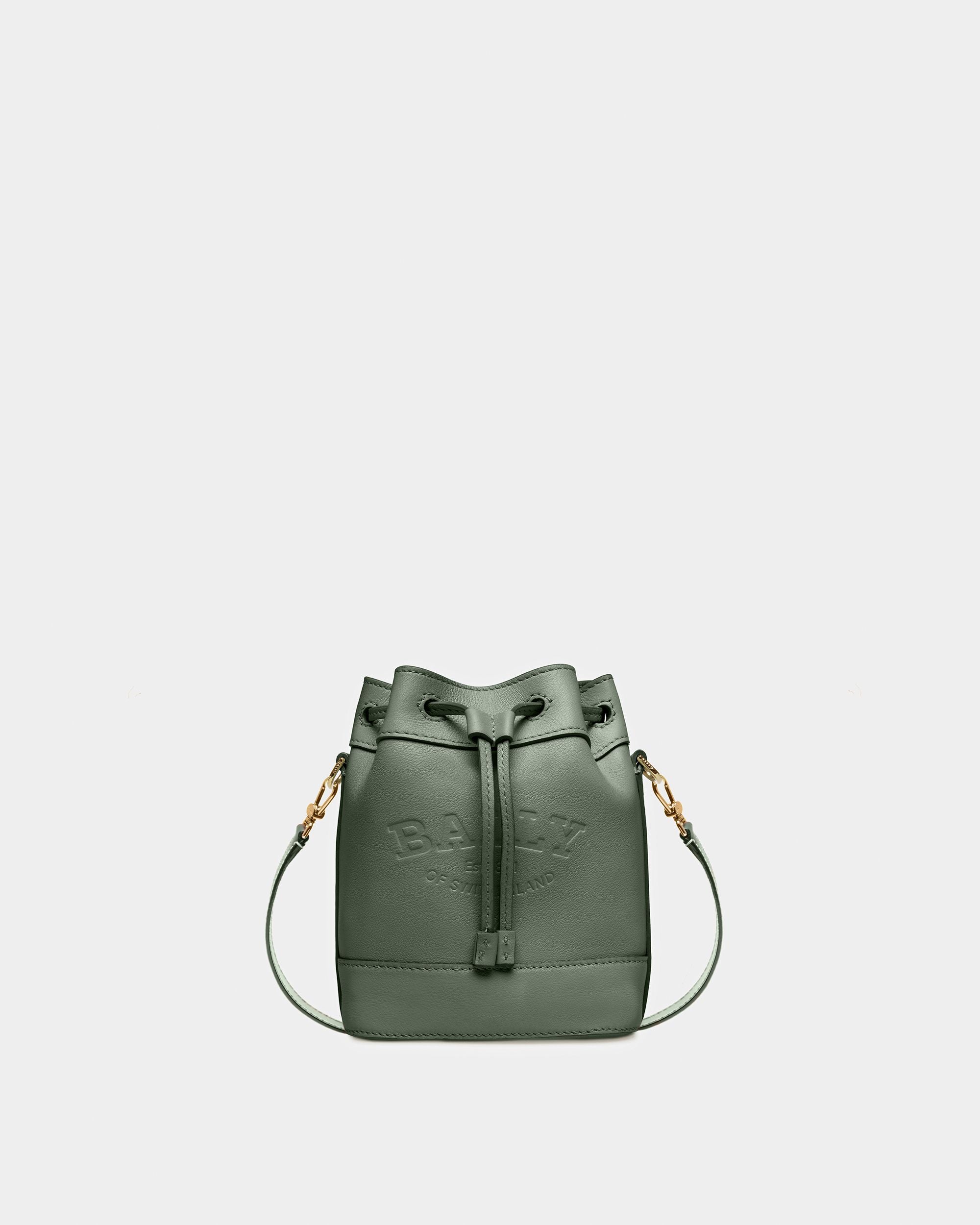Cleoh Beuteltasche Aus Leder In Salbei - Damen - Bally - 01