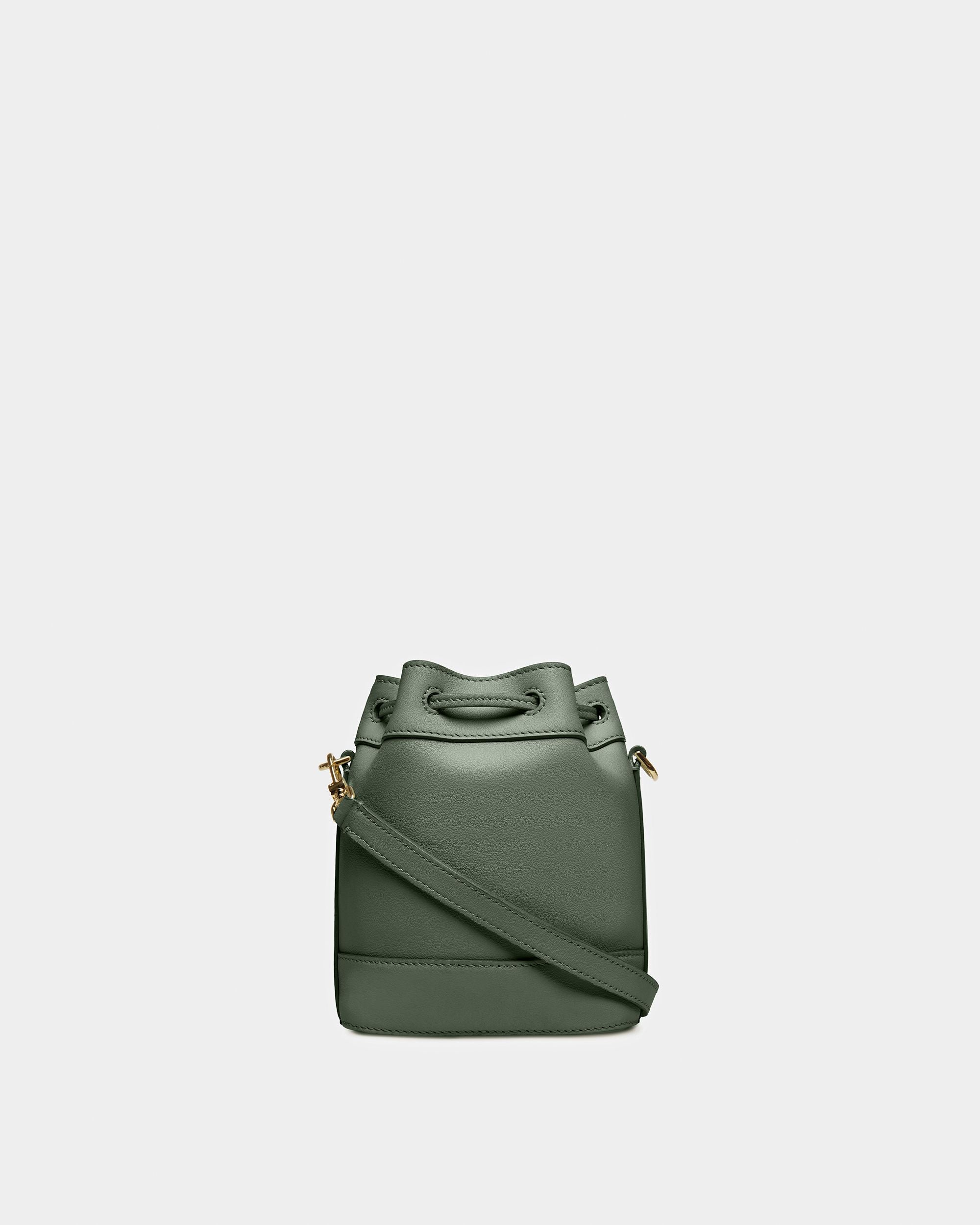 Cleoh Beuteltasche Aus Leder In Salbei - Damen - Bally - 02