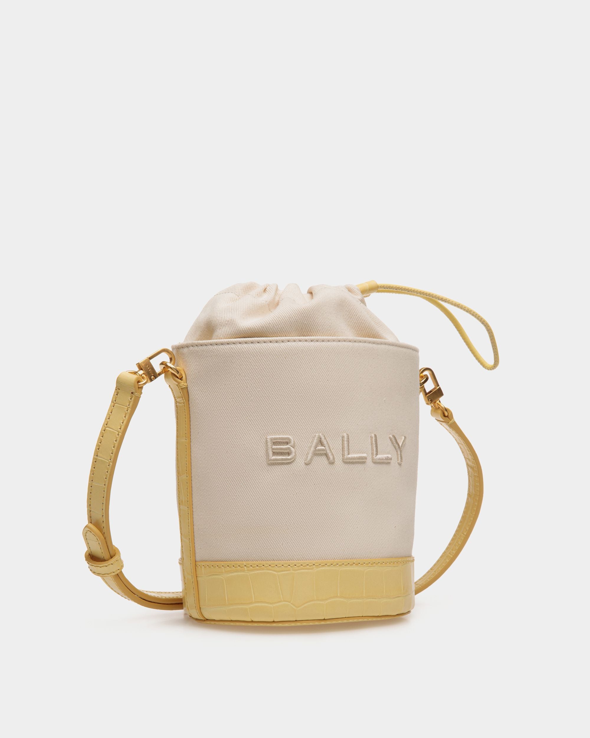 Bar Mini-Beuteltasche Aus Canvas Und Leder - Damen - Bally - 03