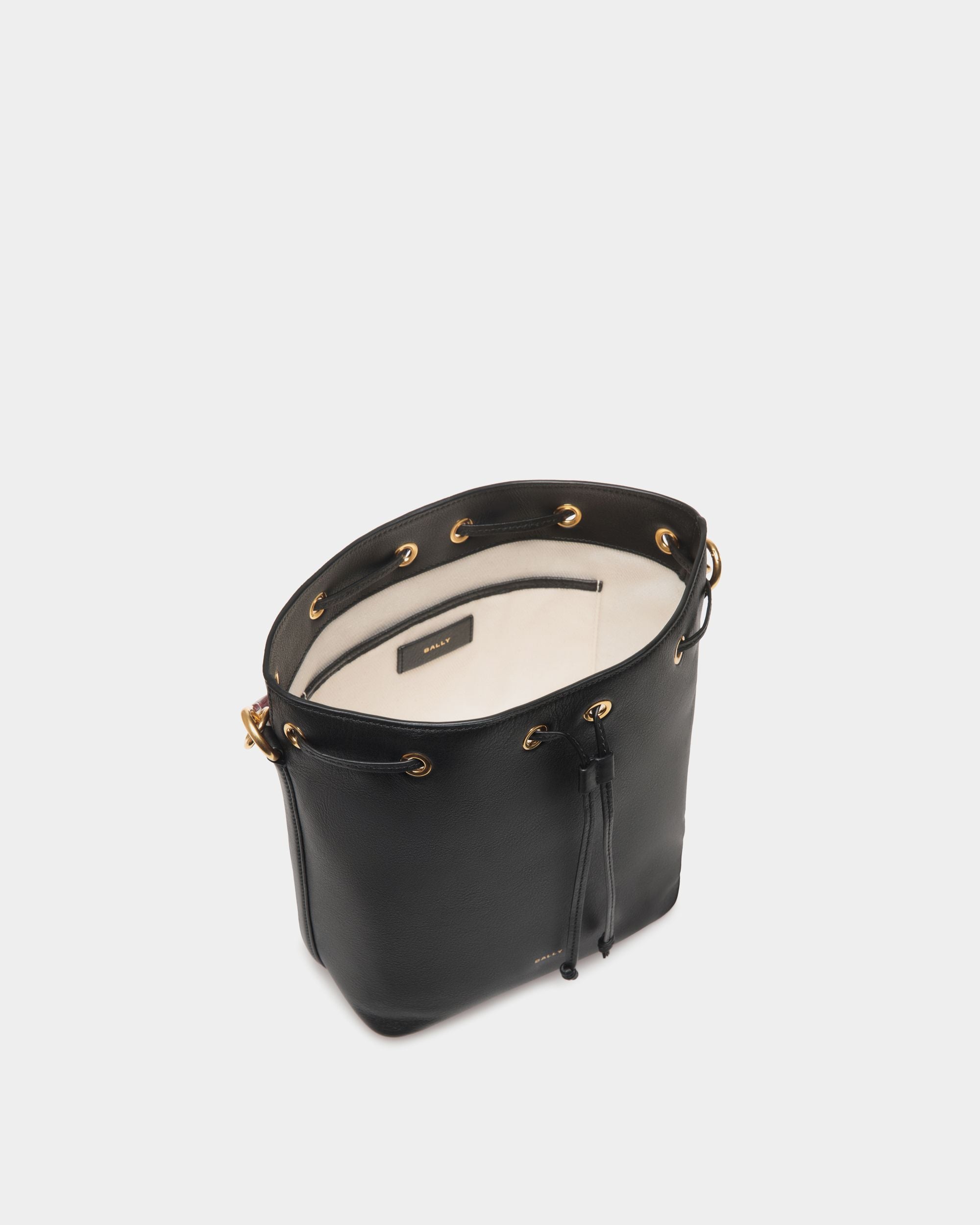 Code Beuteltasche Aus Leder In Schwarz - Damen - Bally - 04