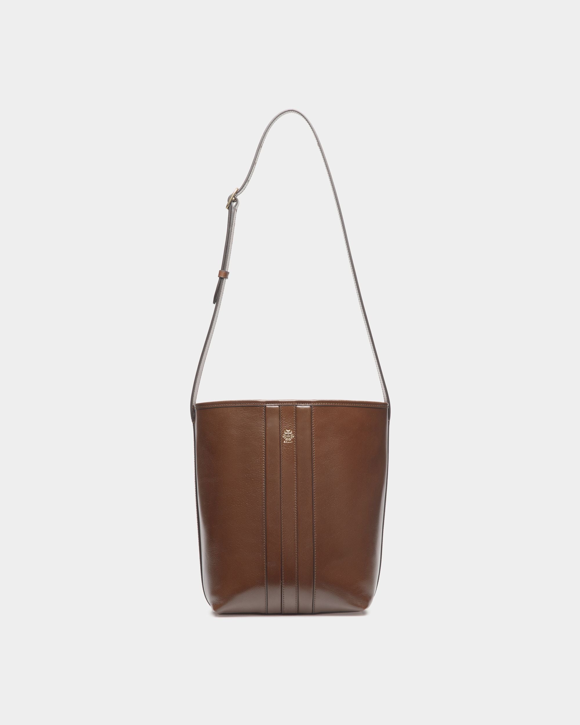 Beckett Beuteltasche Aus Leder In Marron Glacé - Damen - Bally - 01