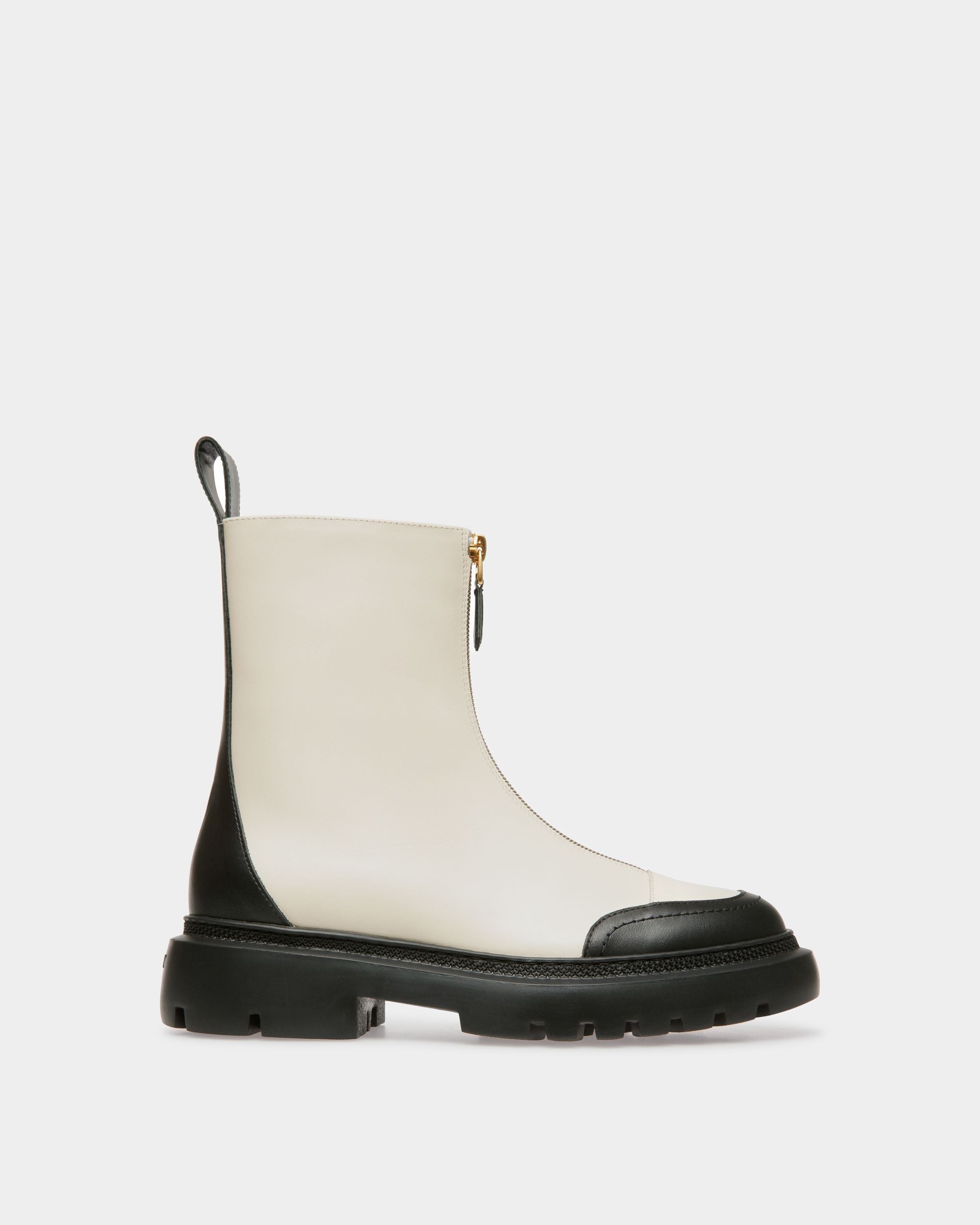 Giuli Lederstiefelette In Knochen - Damen - Bally - 01