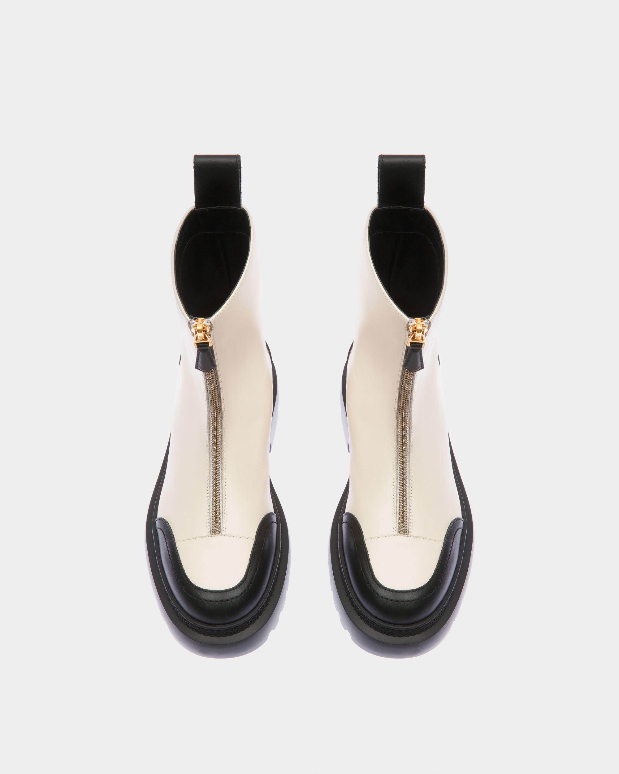 Giuli Lederstiefelette In Knochen - Damen - Bally - 02