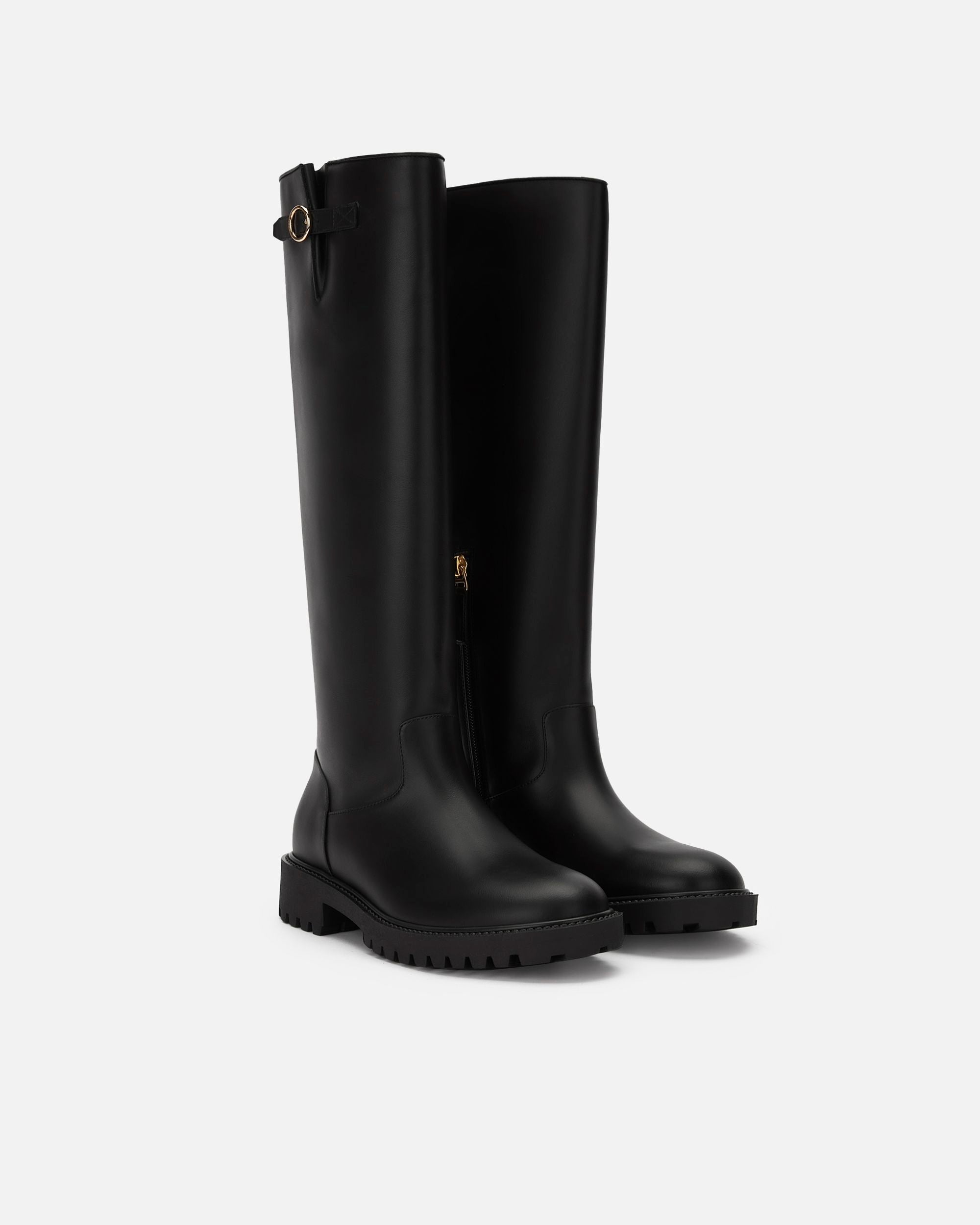 Women's Black Leather Boots - Damen - Bally - 02