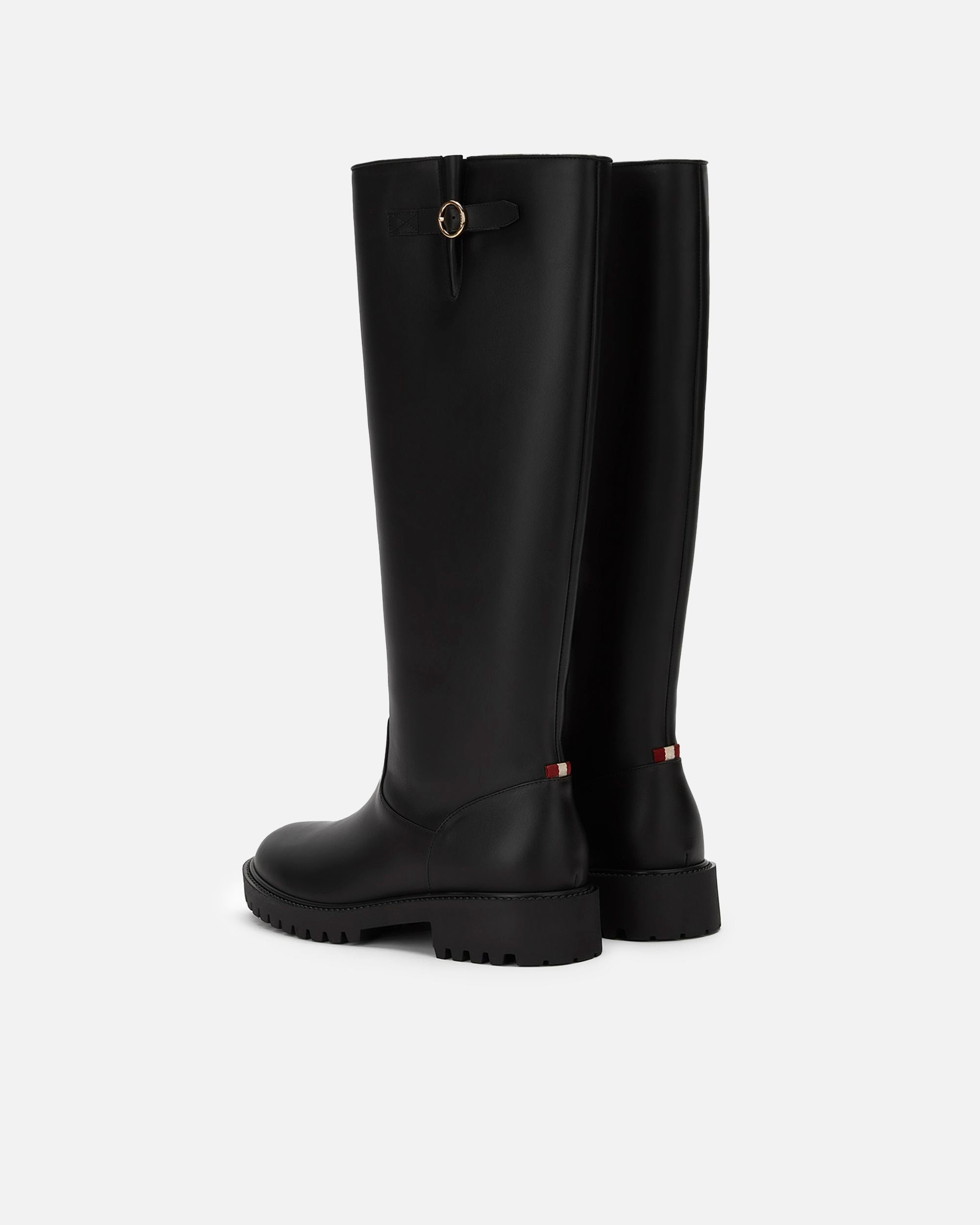 Women's Black Leather Boots - Damen - Bally - 03
