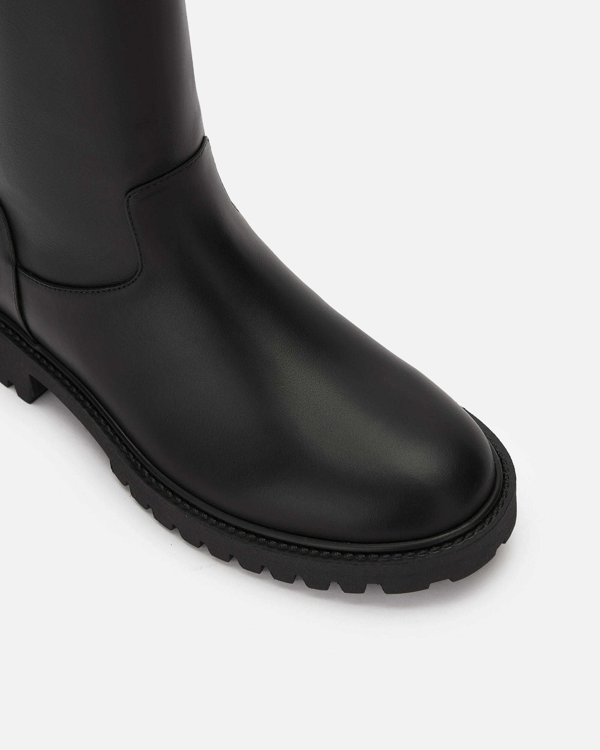Women's Black Leather Boots - Damen - Bally - 04
