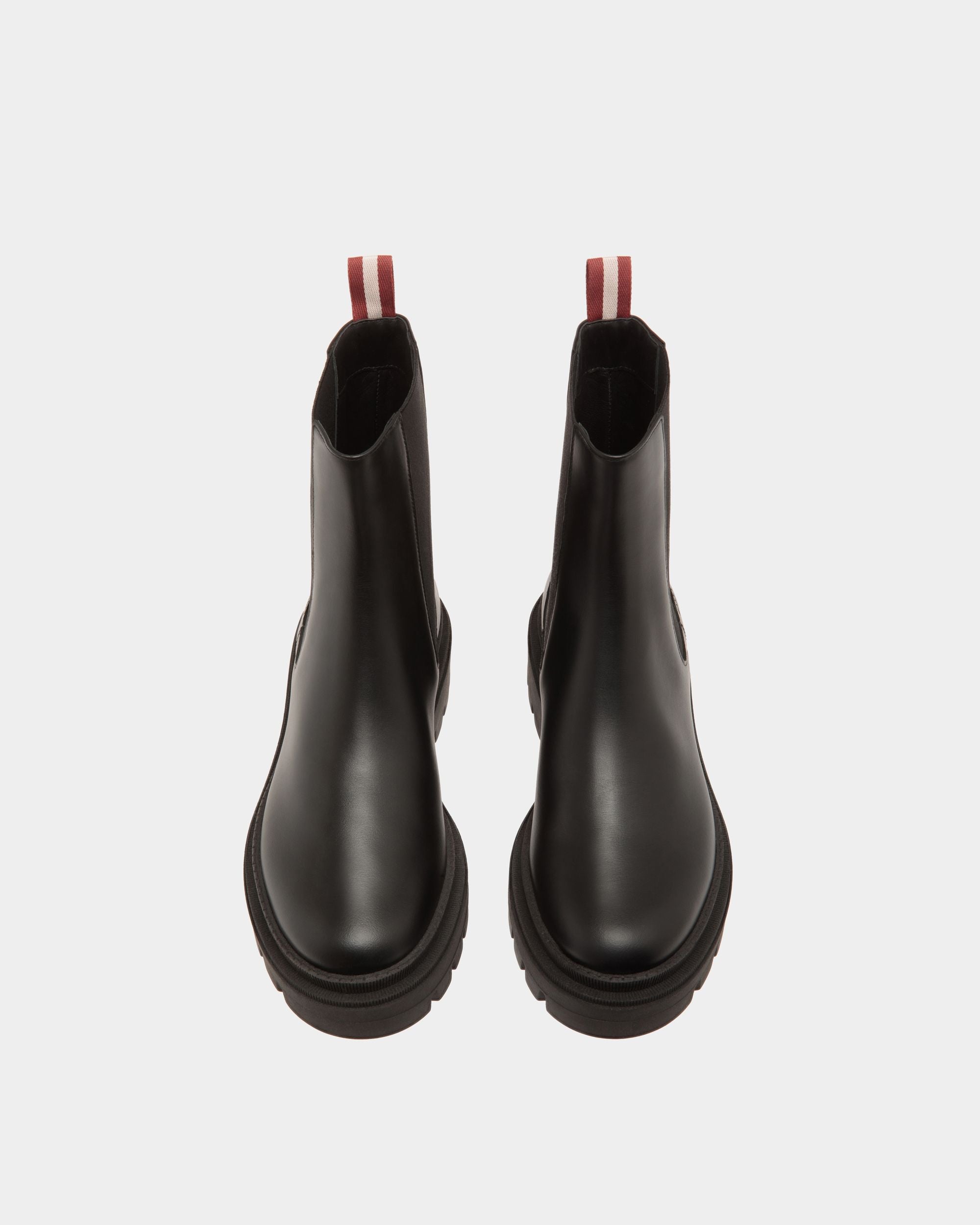 Booties In Black Leather - Damen - Bally - 04
