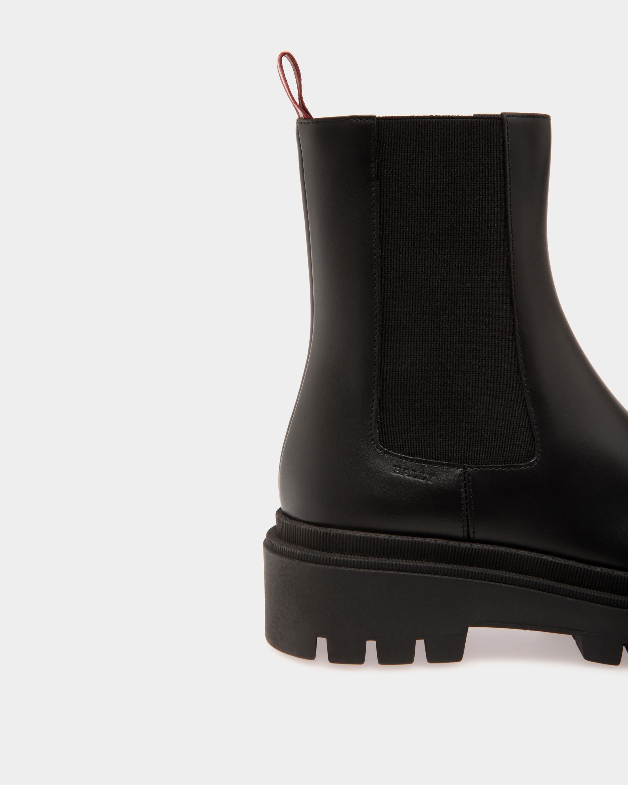 Booties In Black Leather - Damen - Bally - 05