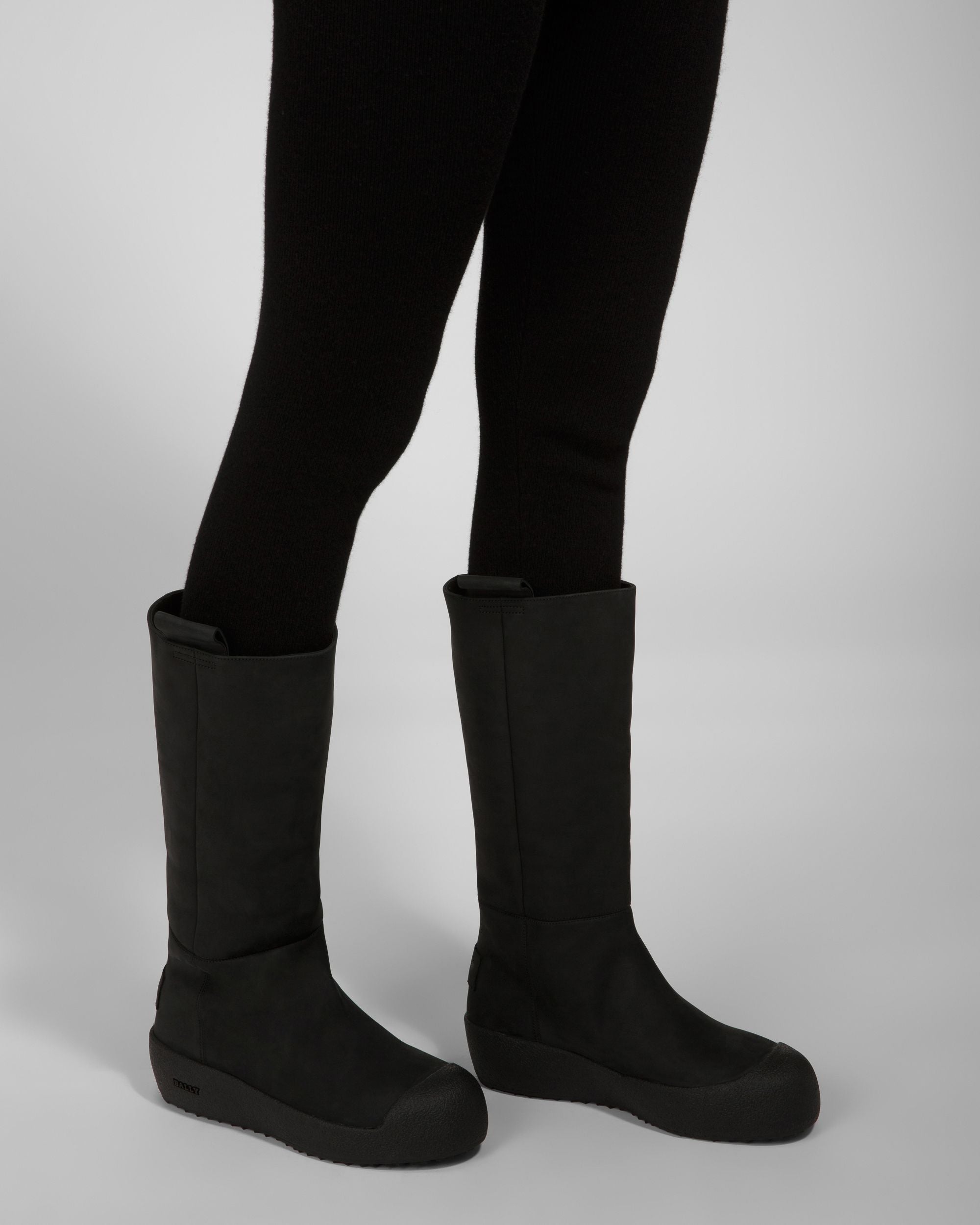 Jackson Langschaftstiefel Aus Leder In Schwarz - Damen - Bally - 03