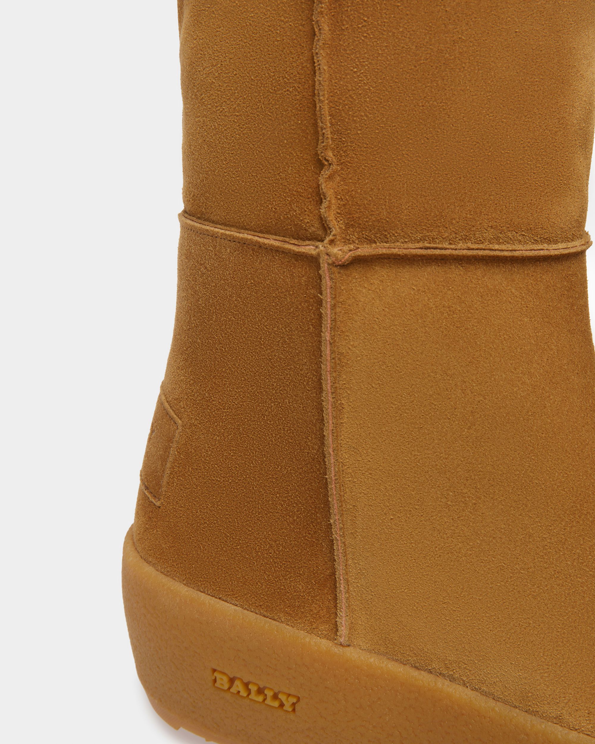 Cortina Leder-Langschaftstiefel In Camel - Damen - Bally - 06