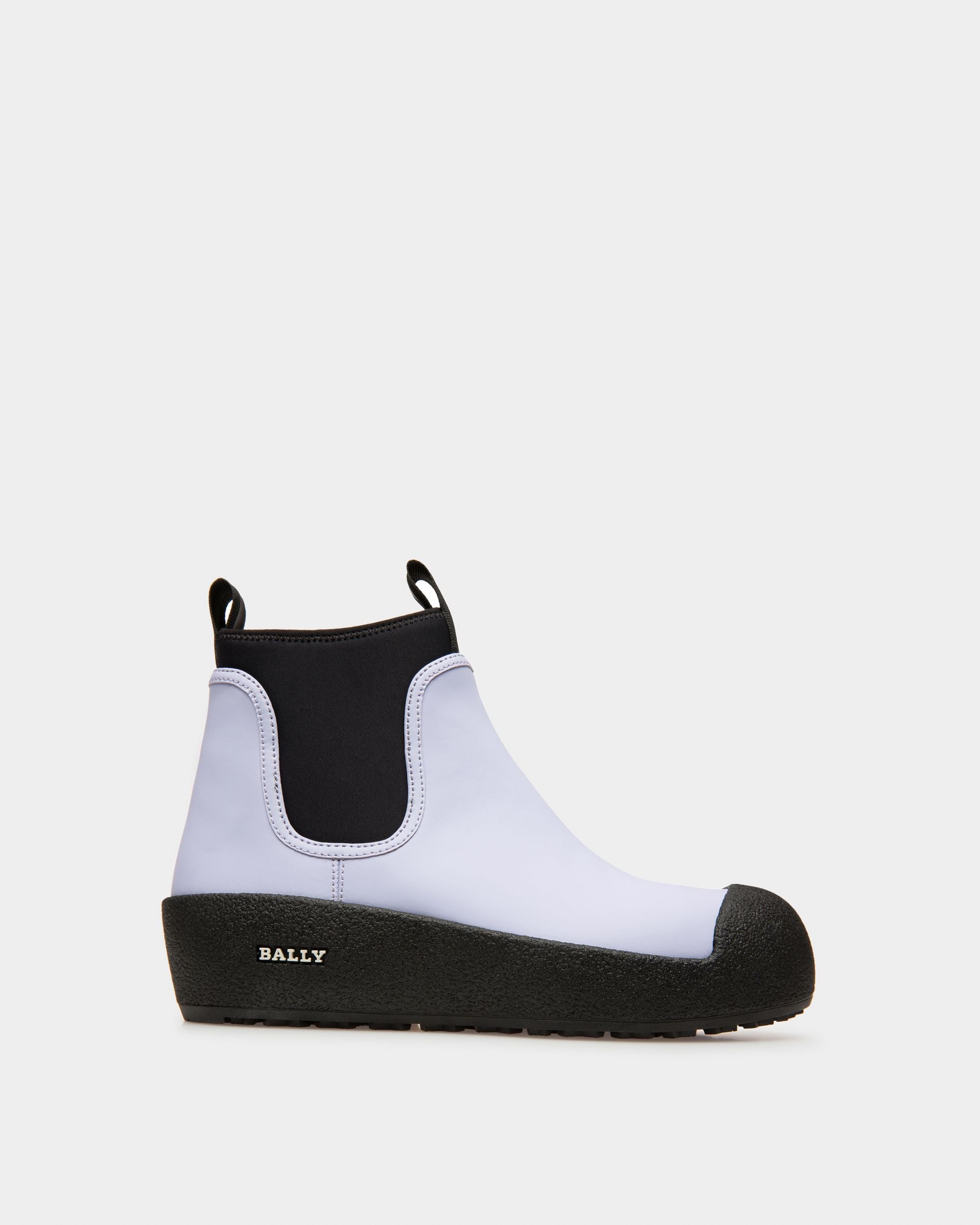 Gadey Aus Fliederfarbenem Und Schwarzem Leder Und Gummi - Damen - Bally - 01