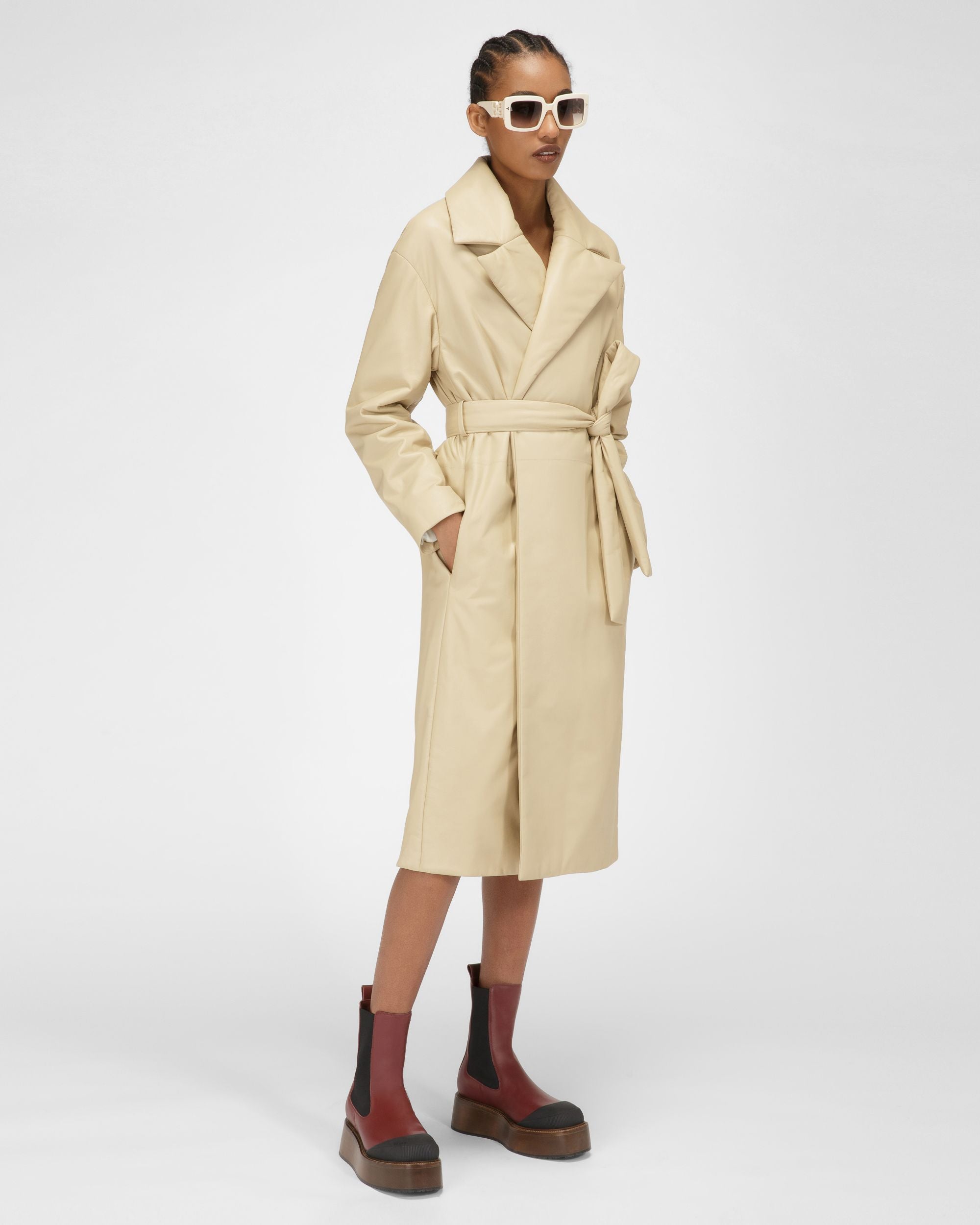 Ilene Stiefletten Aus Traditionsrotem Leder - Damen - Bally - 03