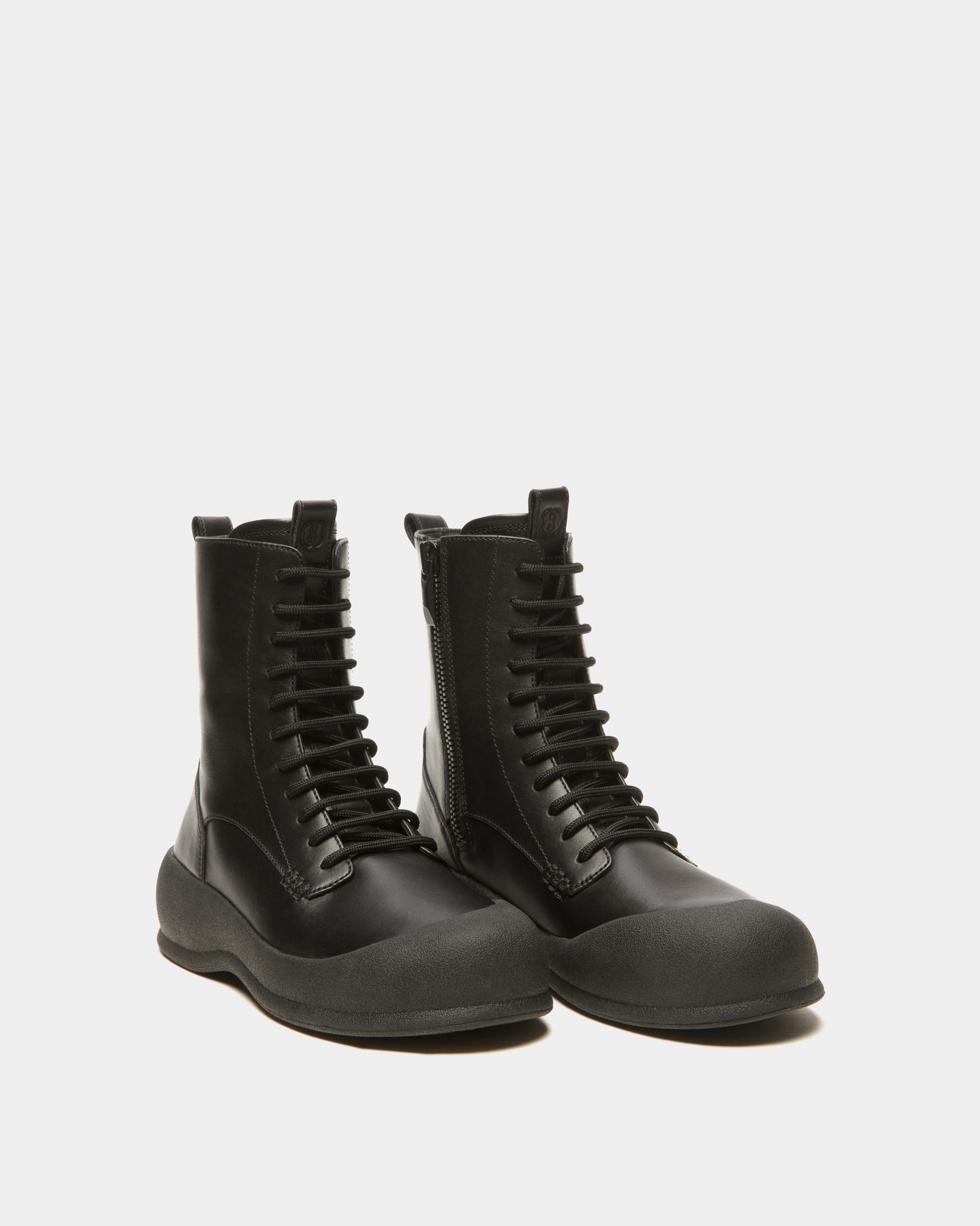 Frei Stiefel Aus Leder In Schwarz - Damen - Bally - 03