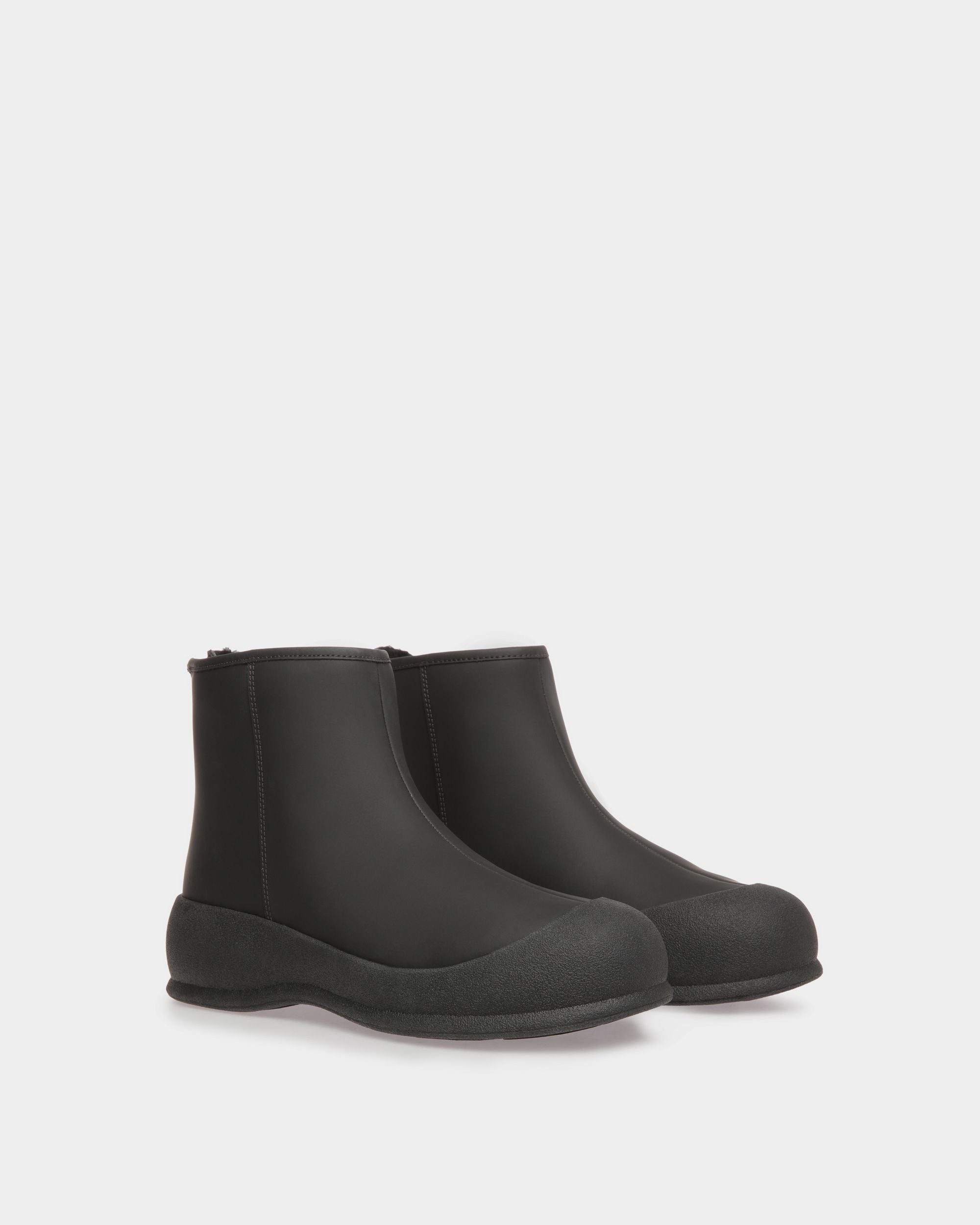 Frei Schneestiefel Aus Leder In Schwarz - Damen - Bally - 02
