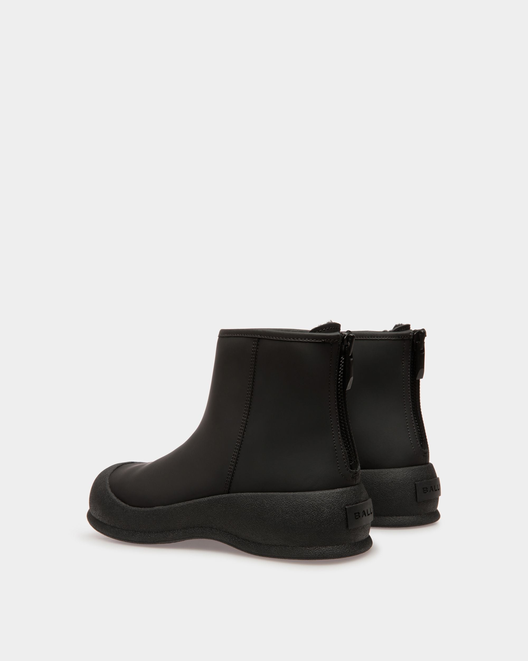 Frei Schneestiefel Aus Leder In Schwarz - Damen - Bally - 03