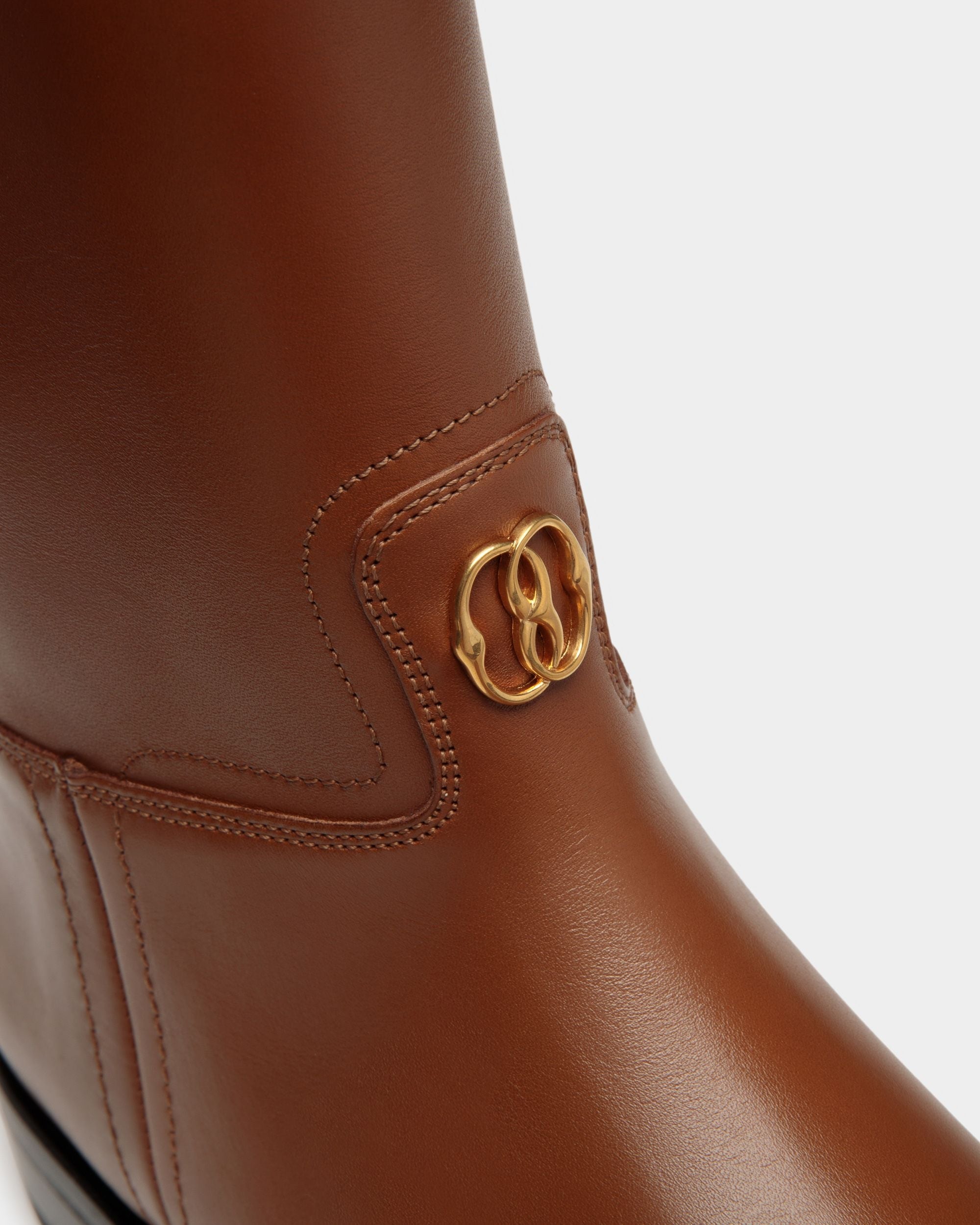 Huntington Langschaftstiefel Aus braunem Leder - Damen - Bally - 05