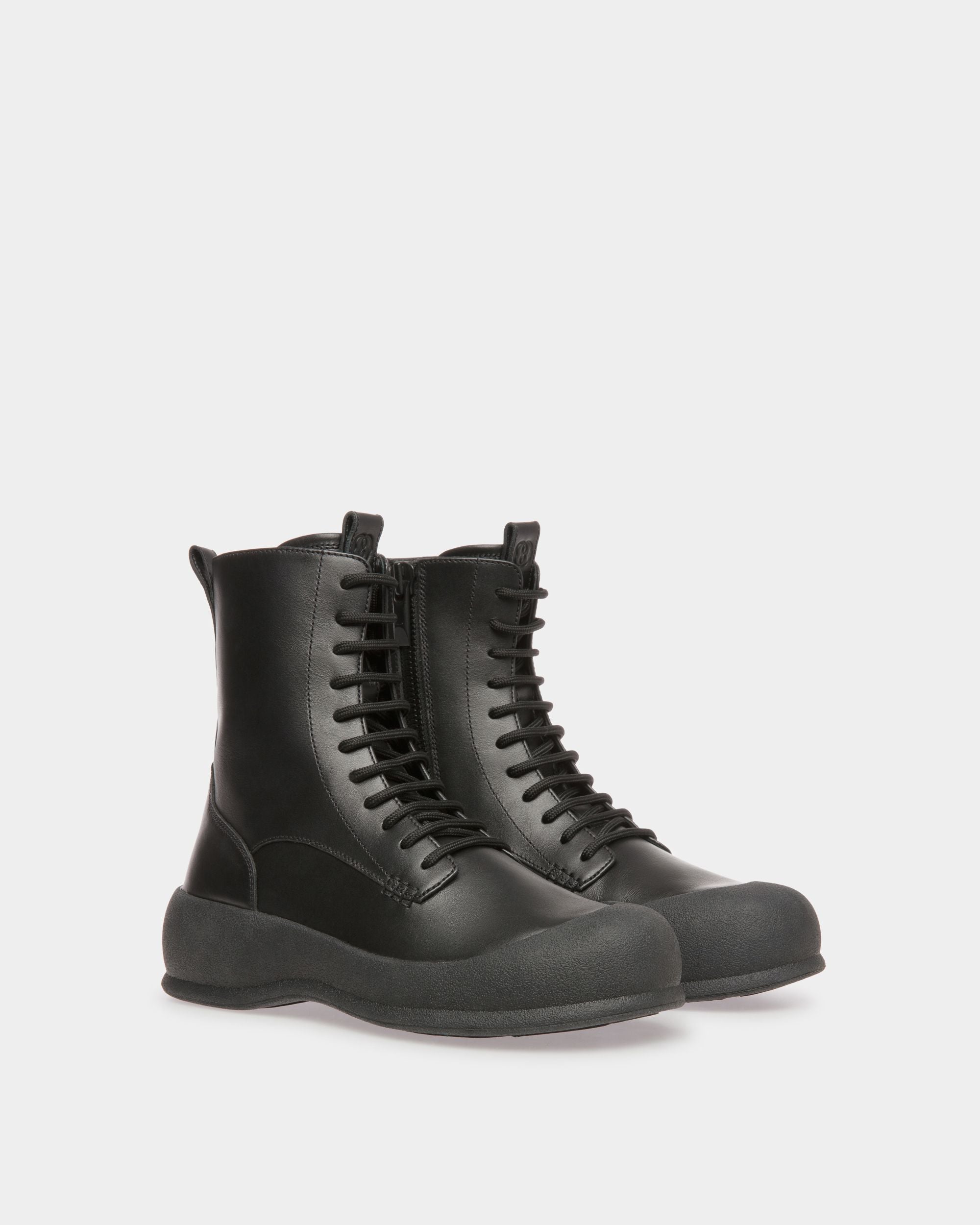 Frei Stiefel Aus Leder In Schwarz - Damen - Bally - 02
