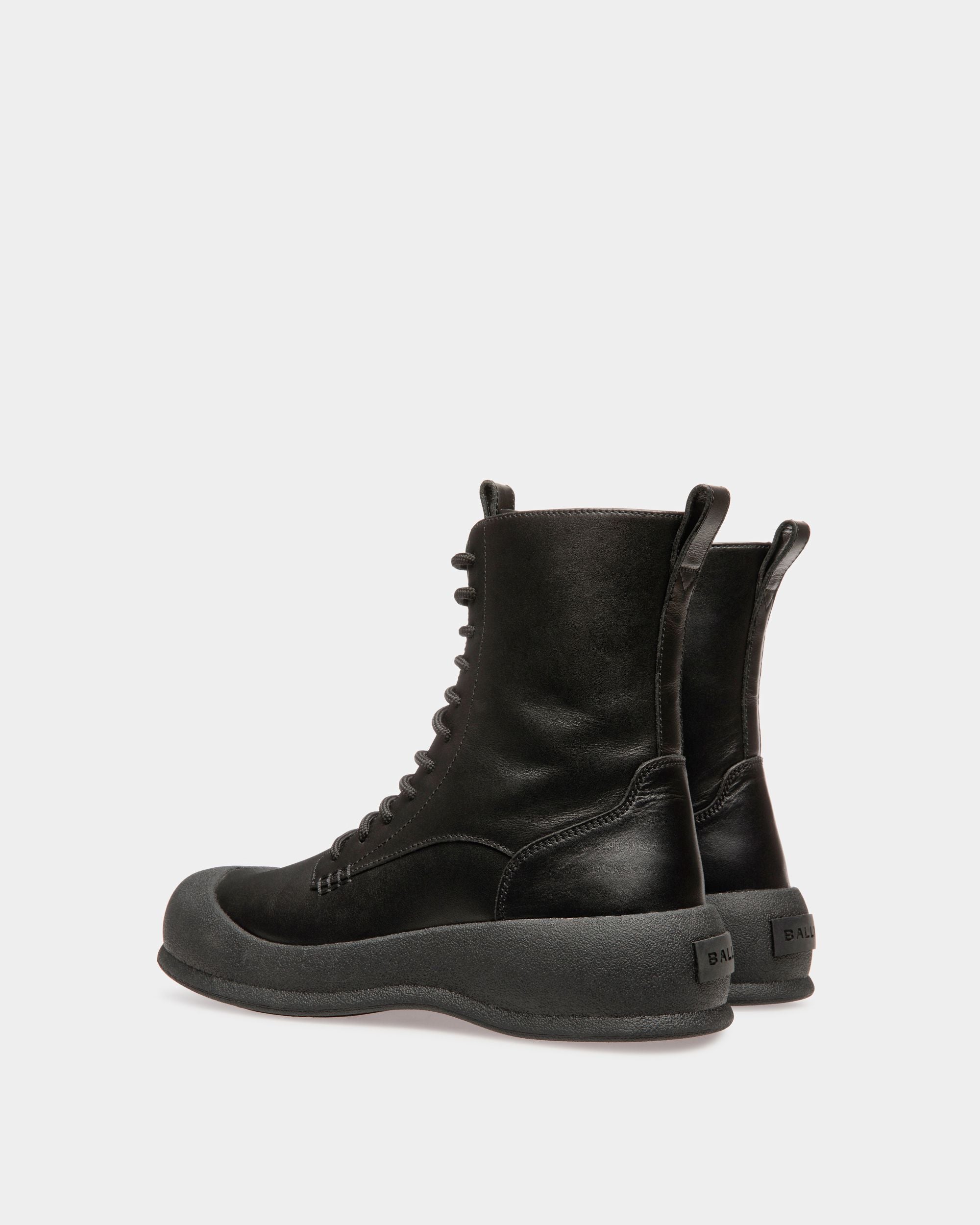 Frei Stiefel Aus Leder In Schwarz - Damen - Bally - 03