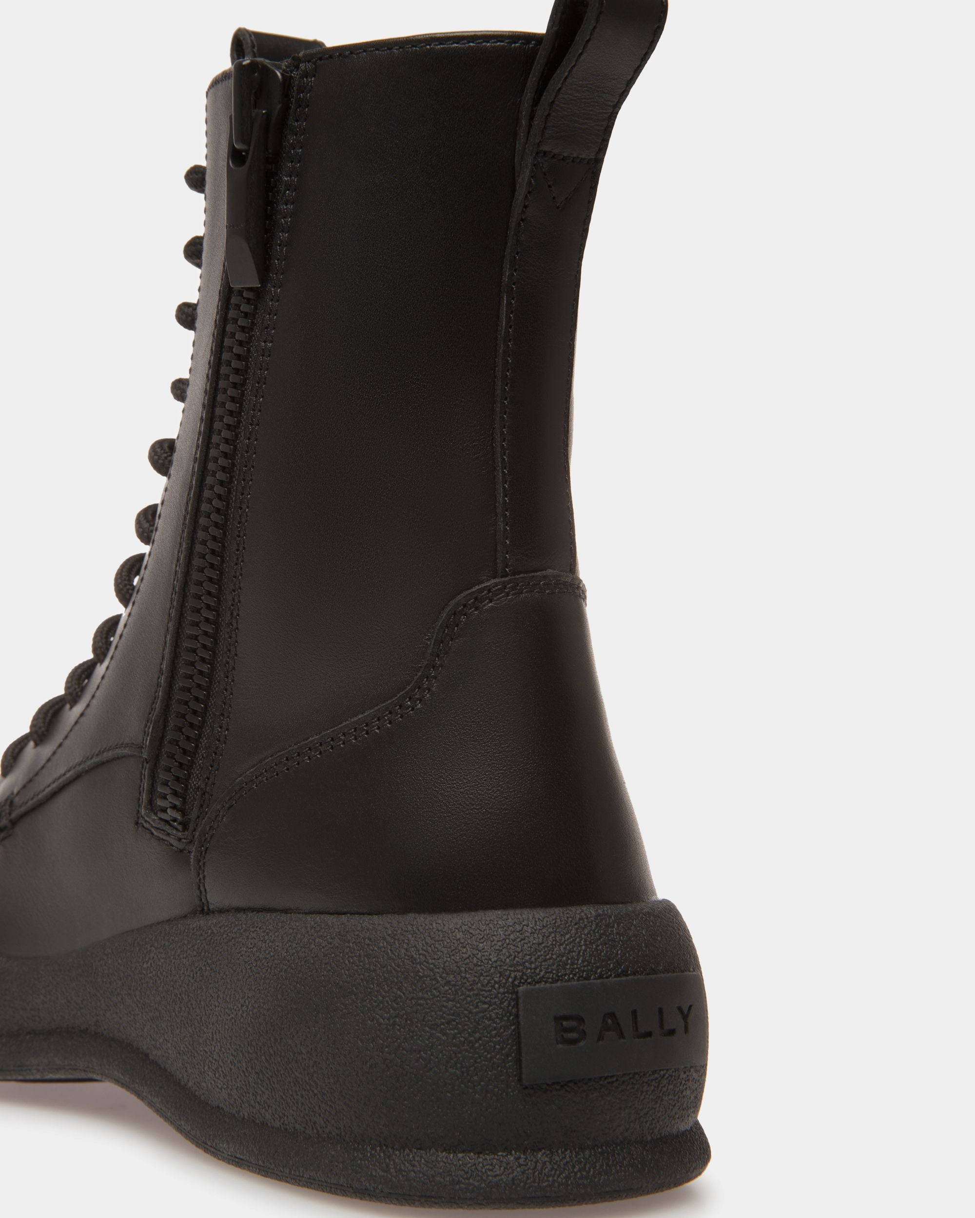 Frei Stiefel Aus Leder In Schwarz - Damen - Bally - 05