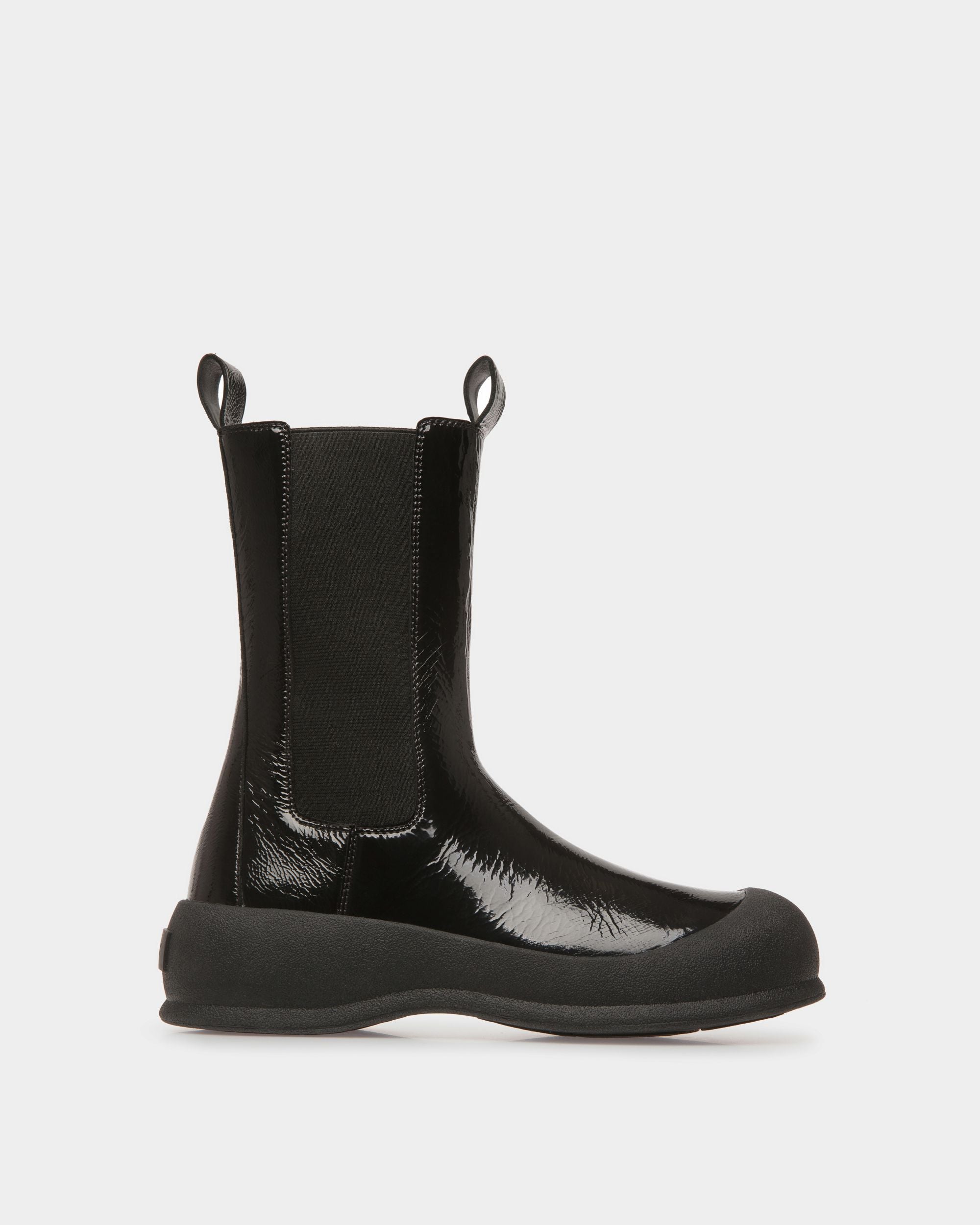 Frei Stiefelette Aus Leder In Schwarz - Damen - Bally - 01
