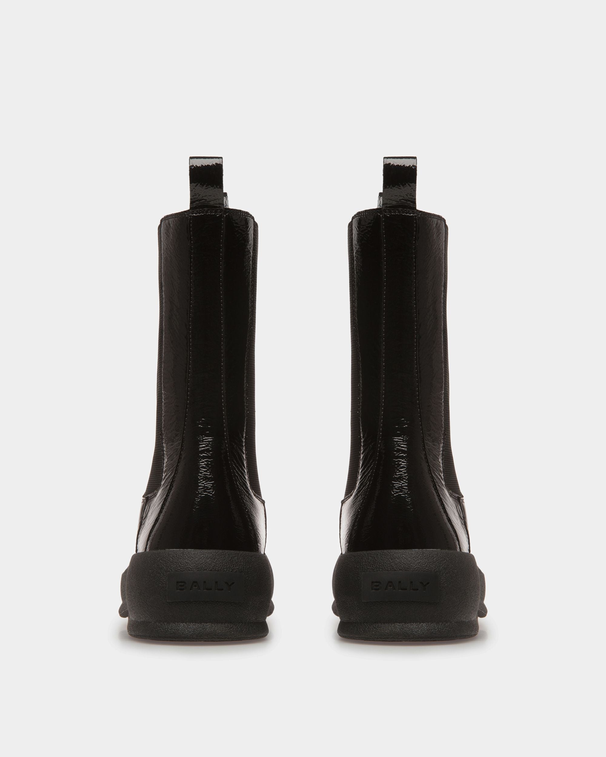 Frei Stiefelette Aus Leder In Schwarz - Damen - Bally - 03