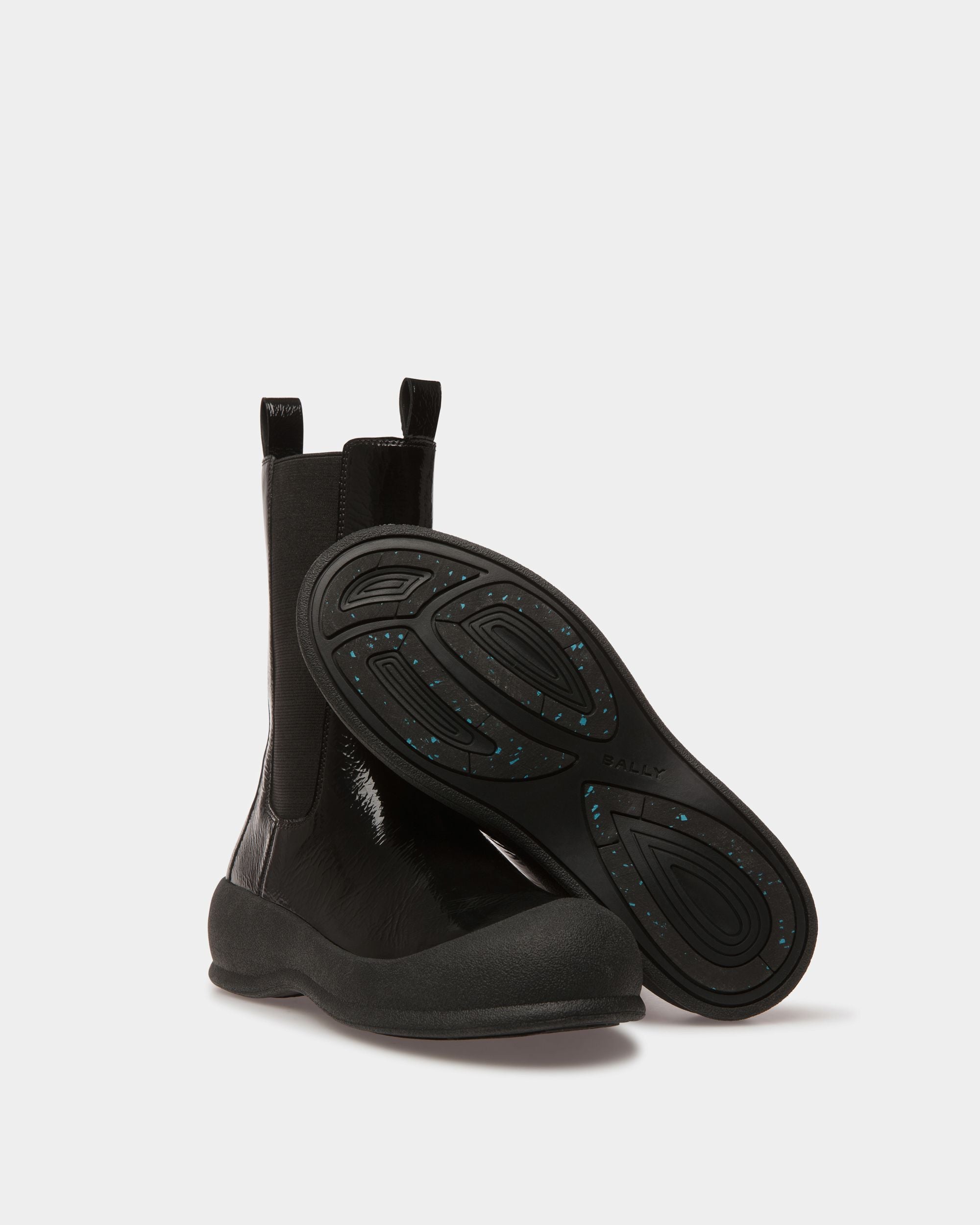 Frei Stiefelette Aus Leder In Schwarz - Damen - Bally - 04