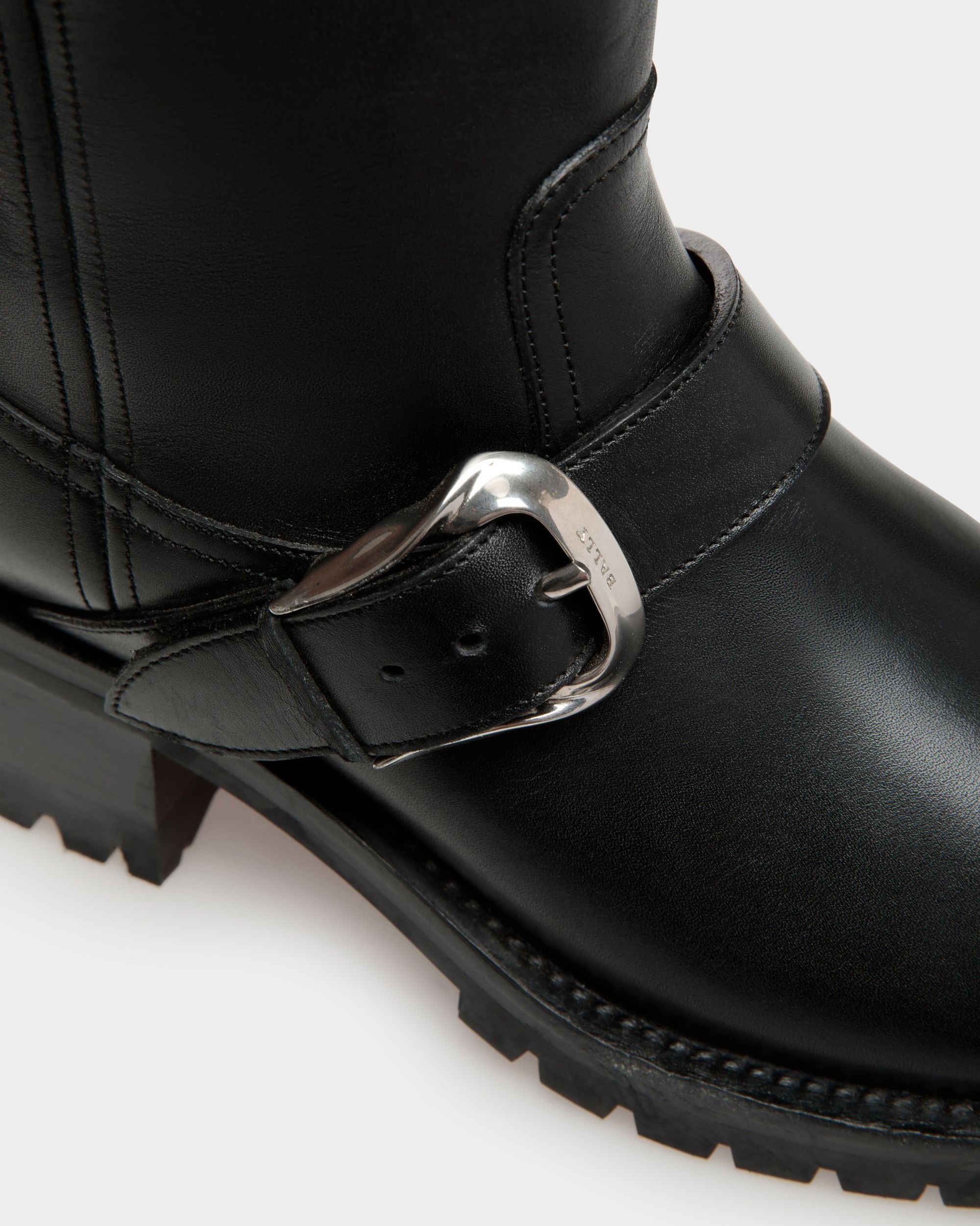Ardis Langschaftstiefel Aus Leder In Schwarz - Damen - Bally - 05