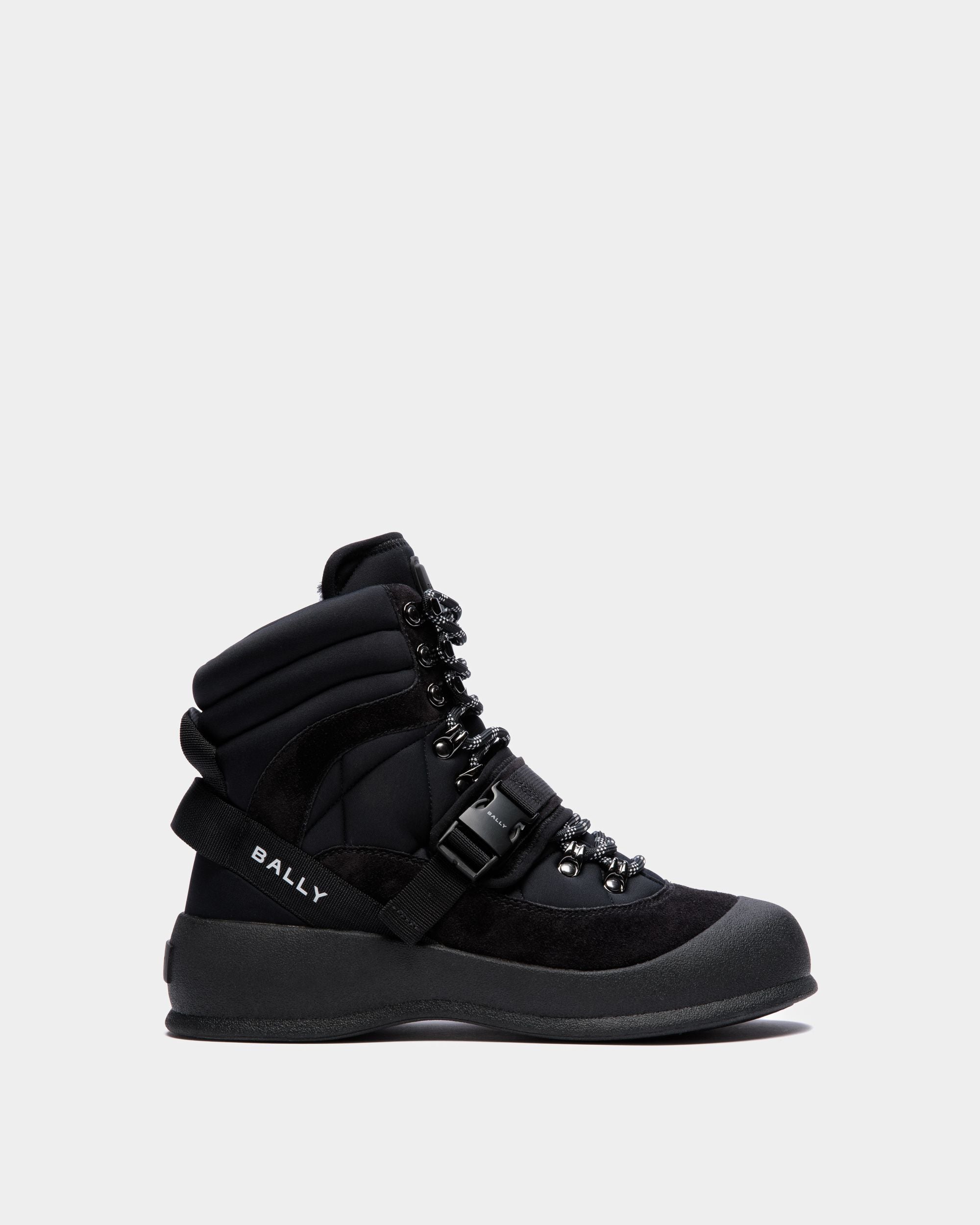 Frei Schnürstiefel Aus Nylon In Schwarz - Damen - Bally - 01