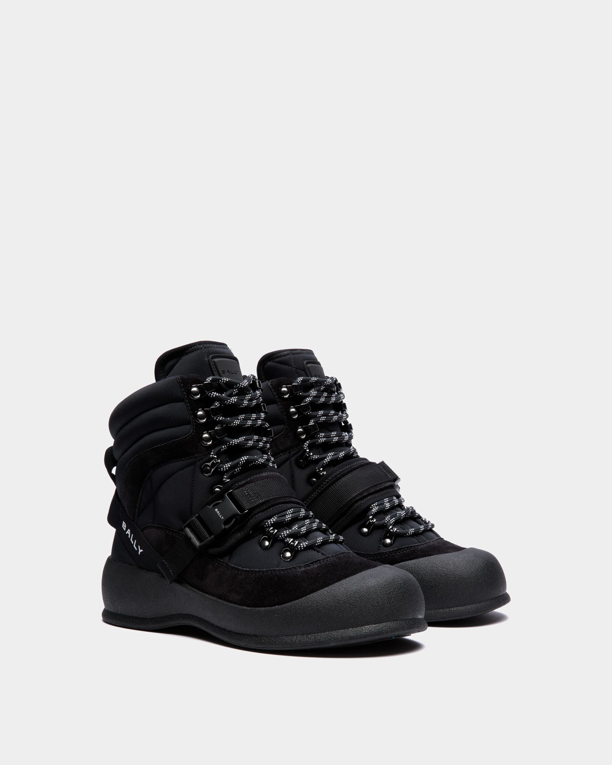 Frei Schnürstiefel Aus Nylon In Schwarz - Damen - Bally - 03