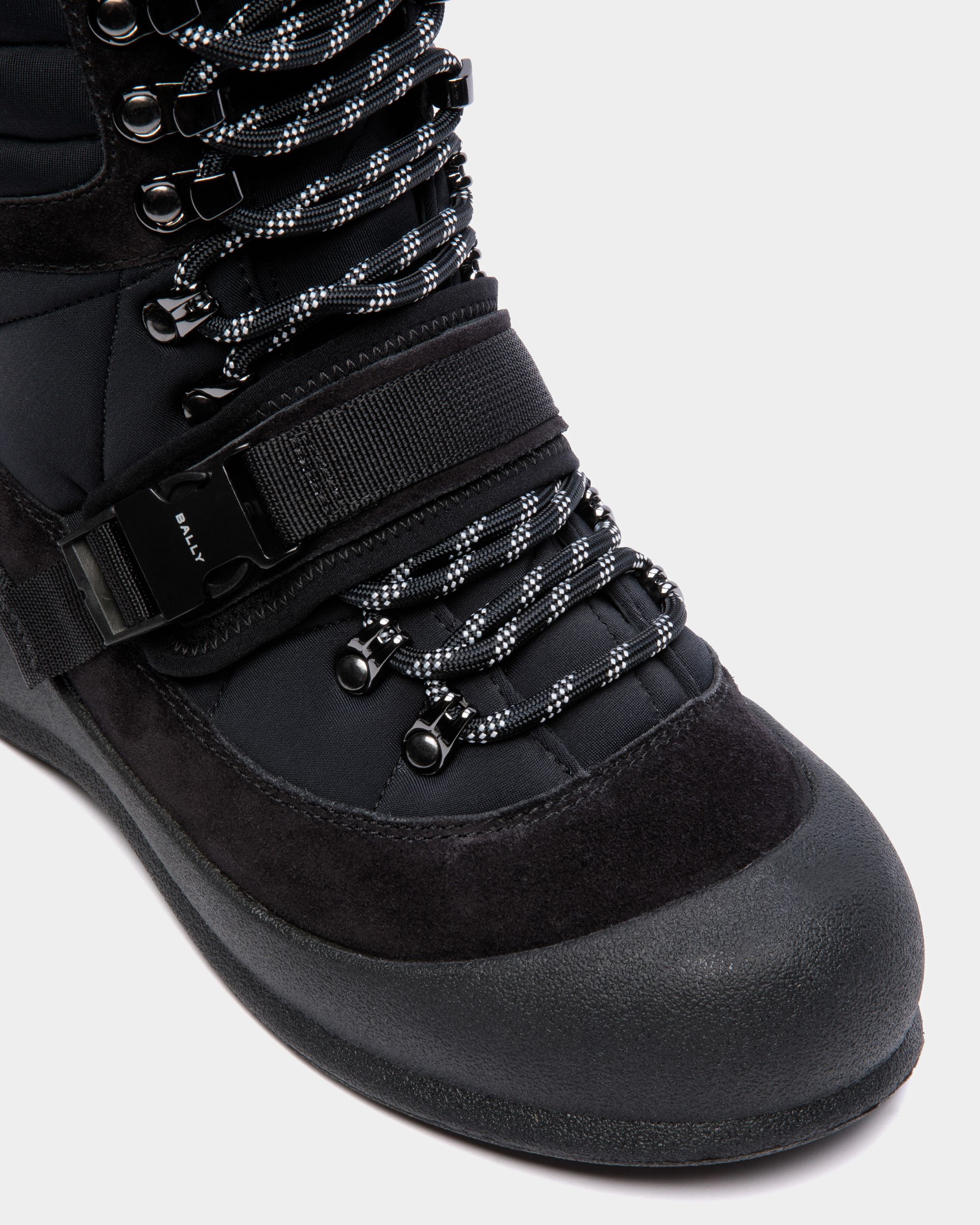Frei Schnürstiefel Aus Nylon In Schwarz - Damen - Bally - 06