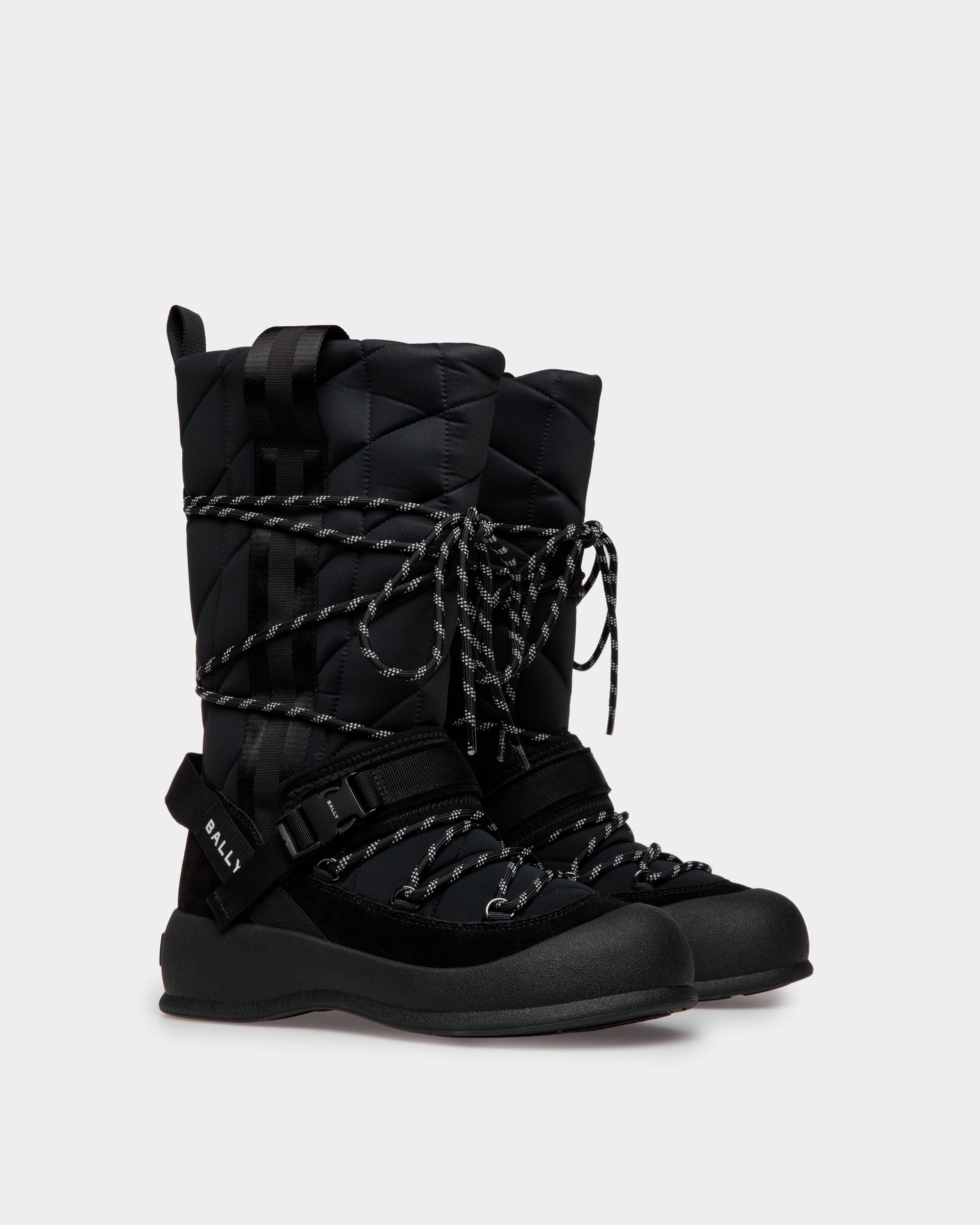 Frei Stiefel Aus Nylon In Schwarz - Damen - Bally - 03