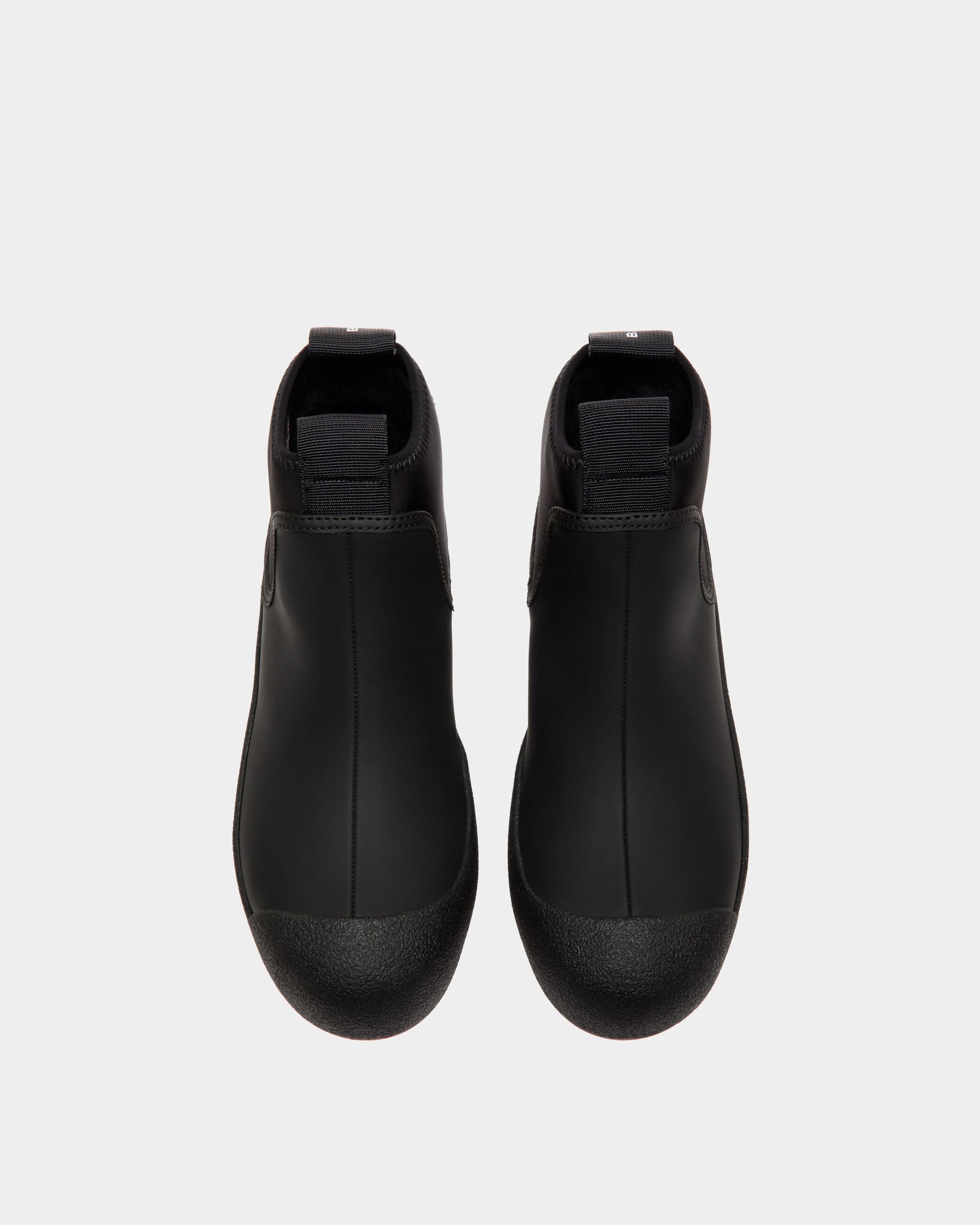 Bally Curling Booties In Black Leather - Damen - Bally - 04