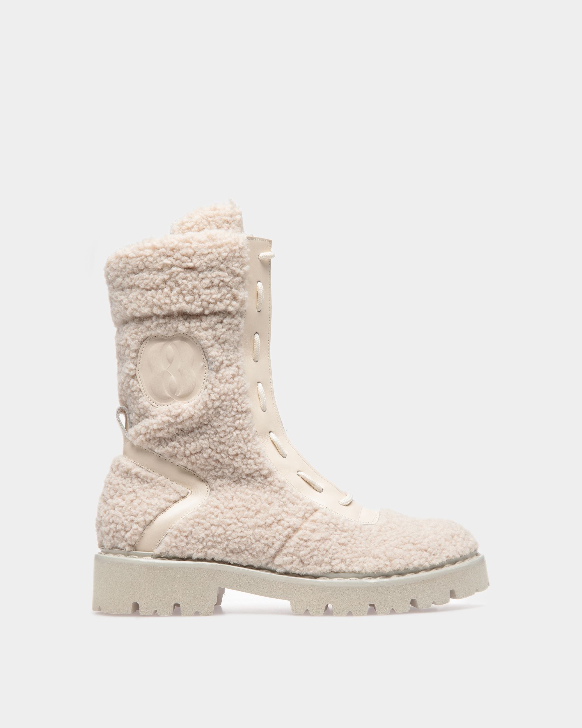 Enga Stiefel Aus Leder In Elfenbein - Damen - Bally - 01
