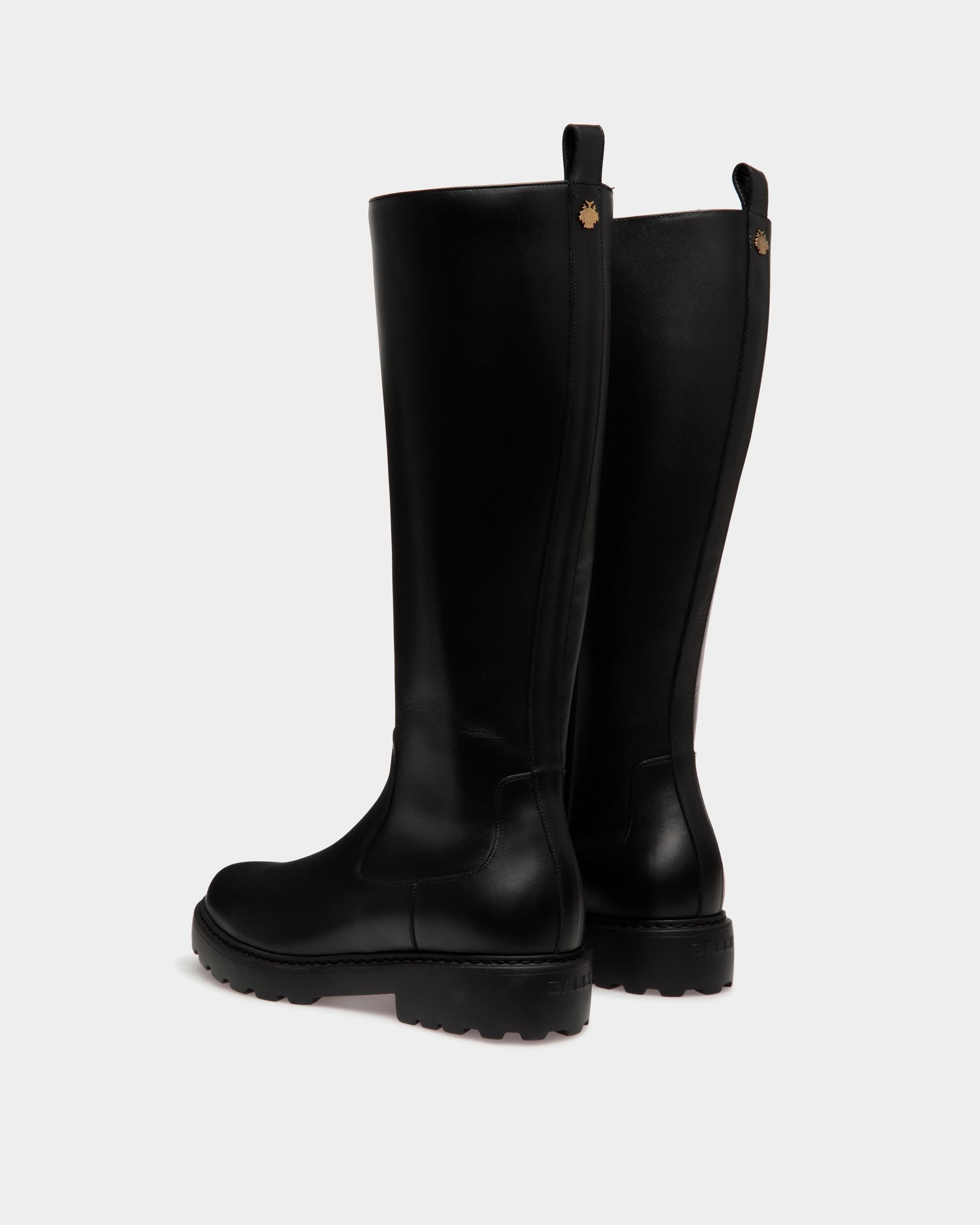 Gusto Long Boot In Black Bovine - Damen - Bally - 03
