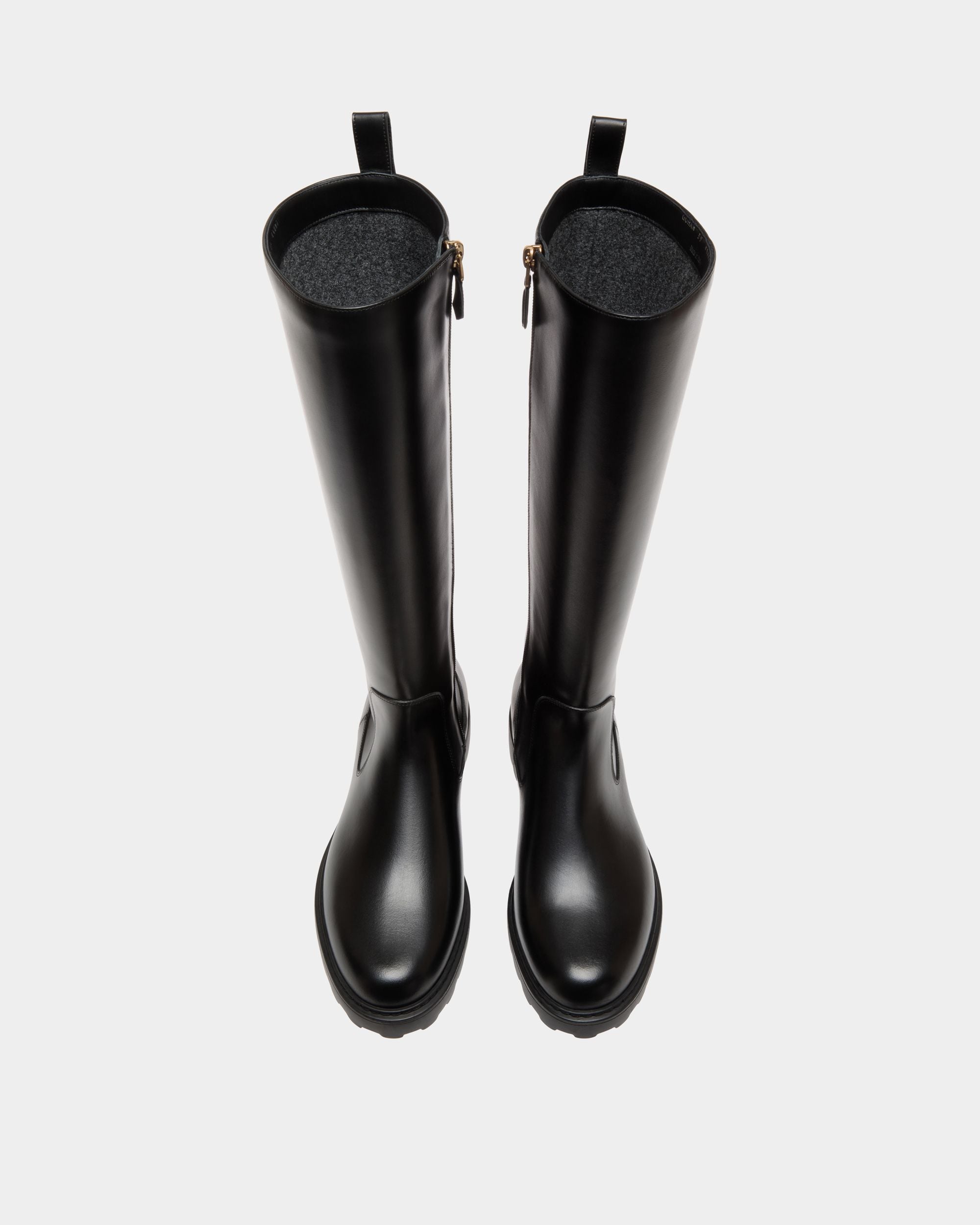 Gusto Long Boot In Black Bovine - Damen - Bally - 04