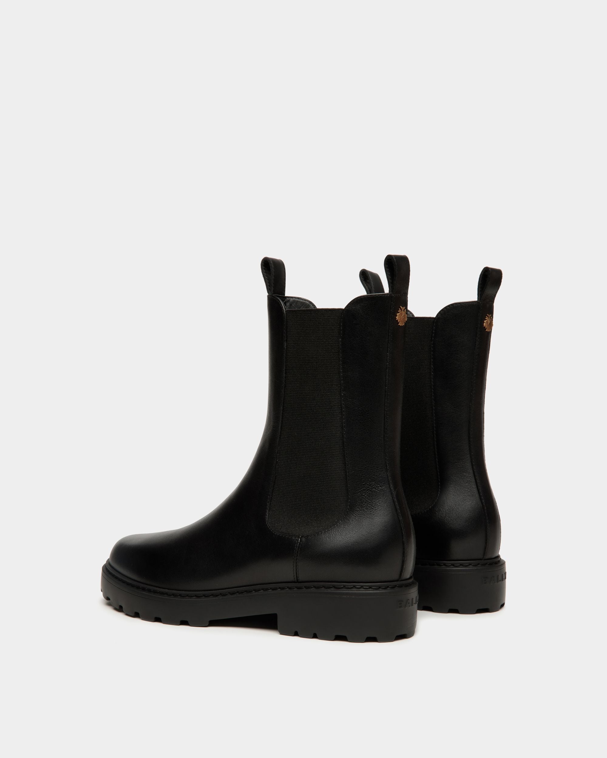 Gusto Bootie Aus Leder In Schwarz - Damen - Bally - 02