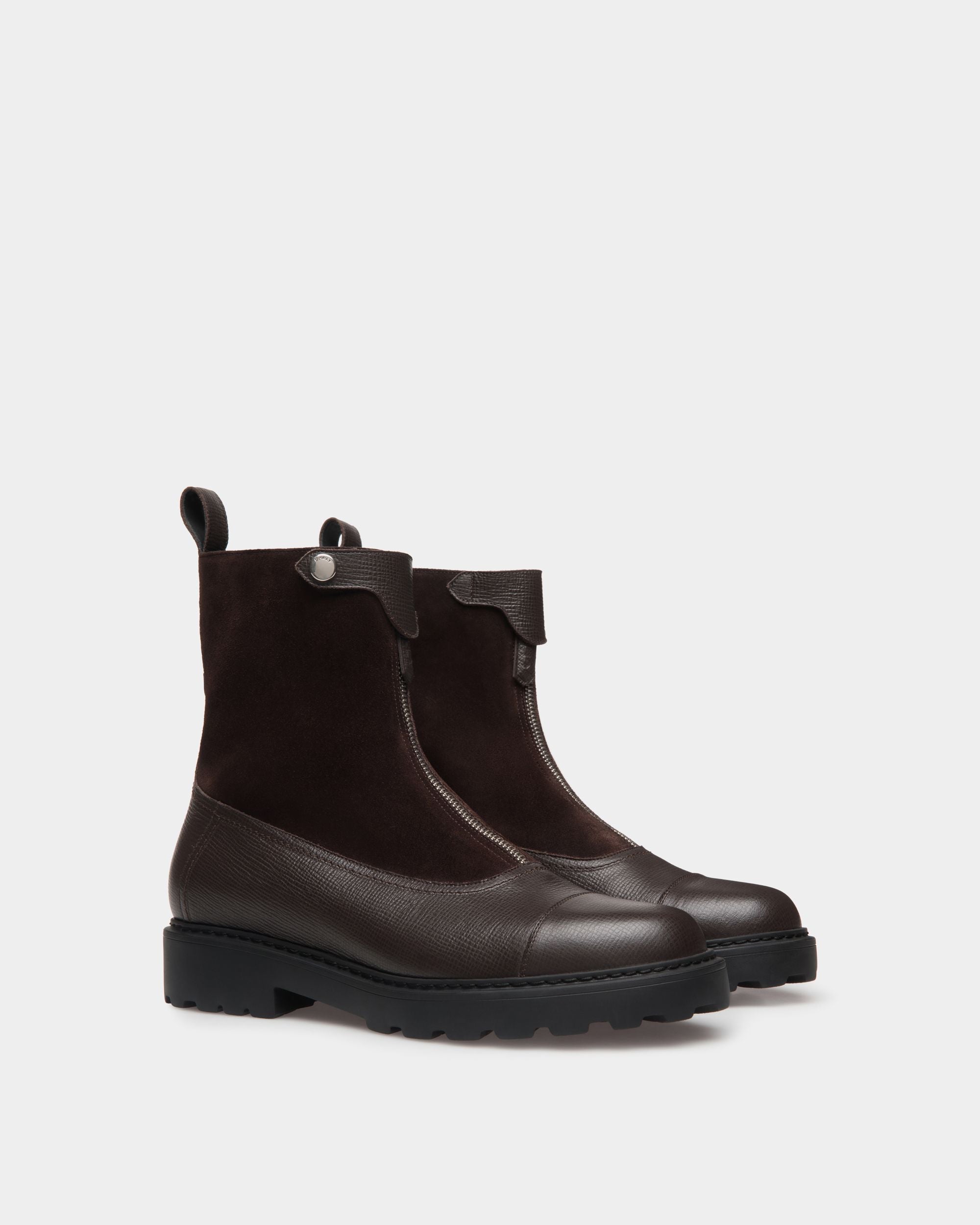Stiefelette Gusto Aus Leder In Ebenholzschwarz - Damen - Bally - 02