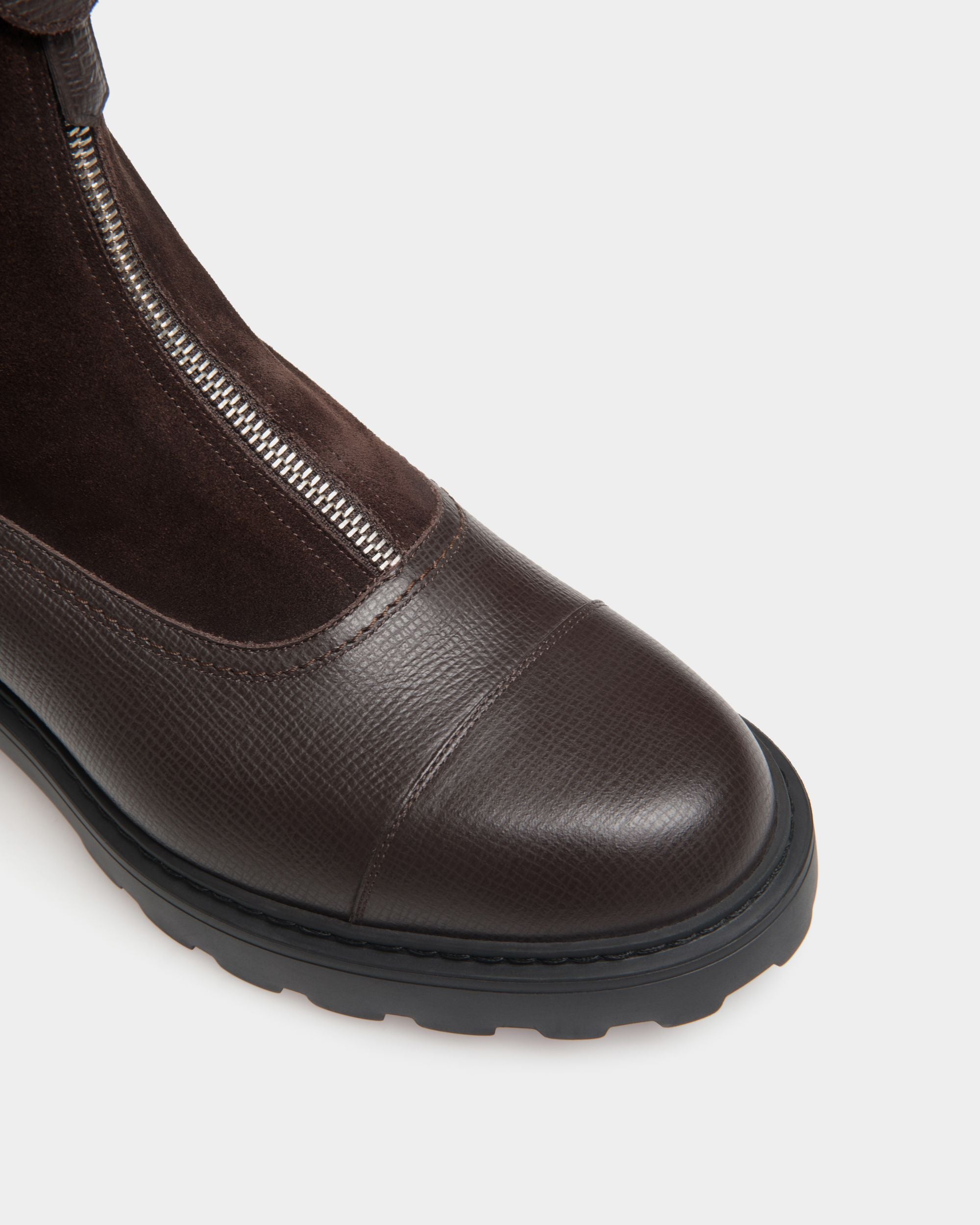 Stiefelette Gusto Aus Leder In Ebenholzschwarz - Damen - Bally - 05
