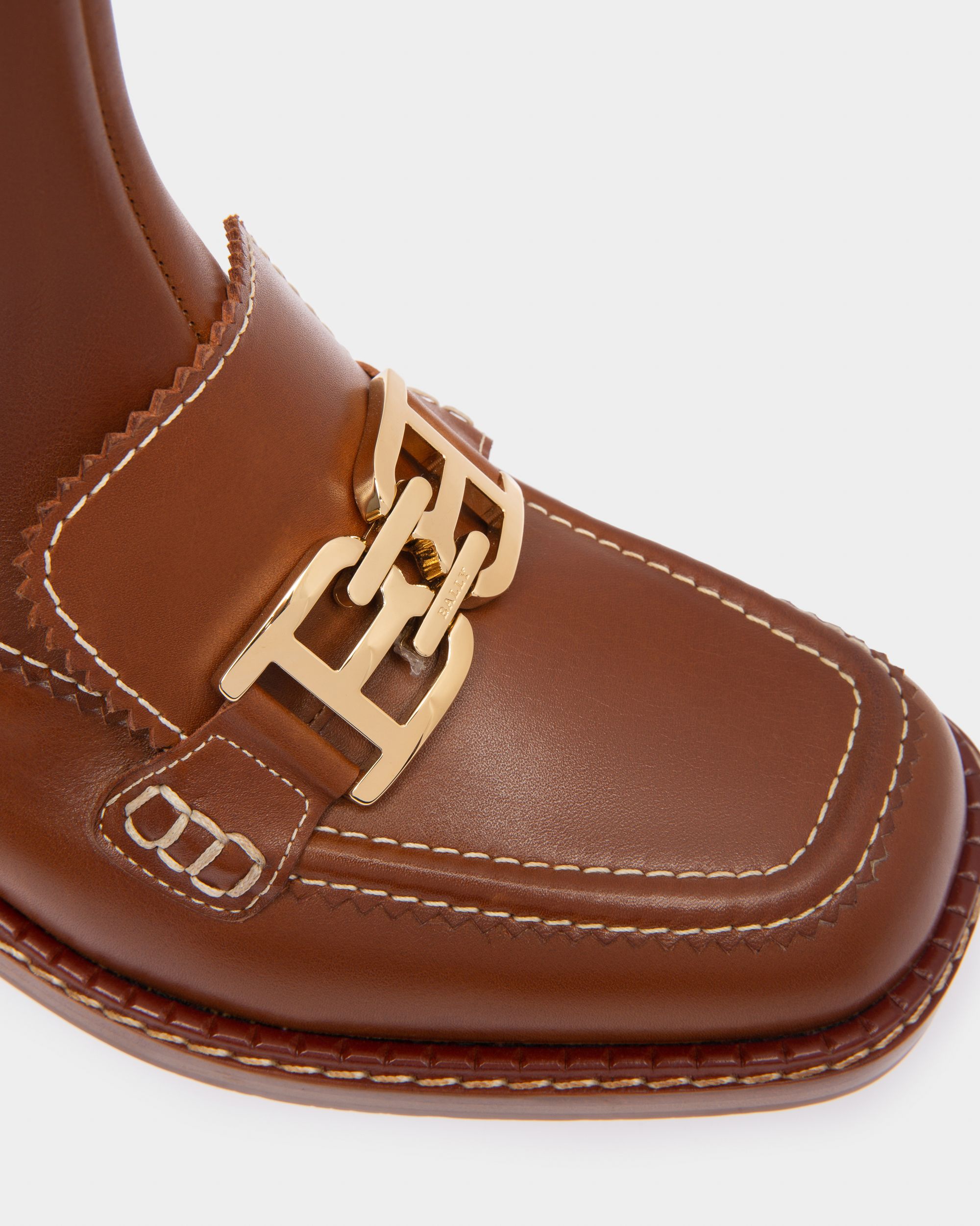 Ebele Hohe Stiefel Aus Braunem Leder - Damen - Bally - 06
