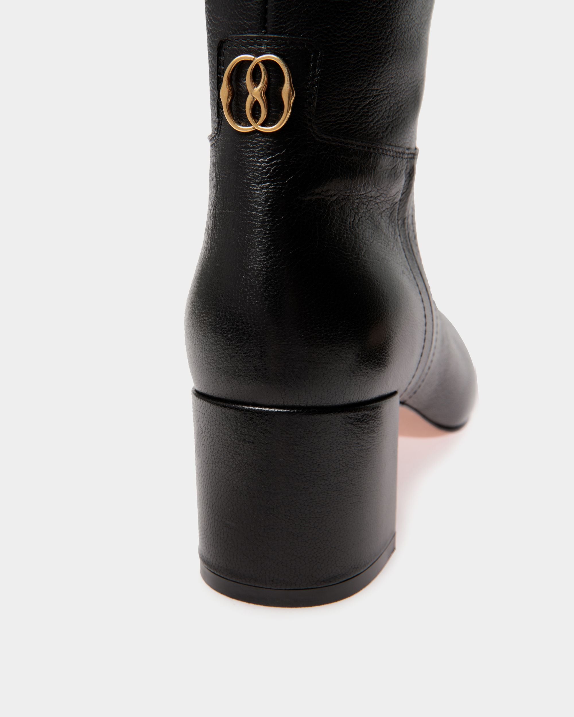 Daily Emblem Stiefel Aus Schwarzem Leder - Damen - Bally - 04
