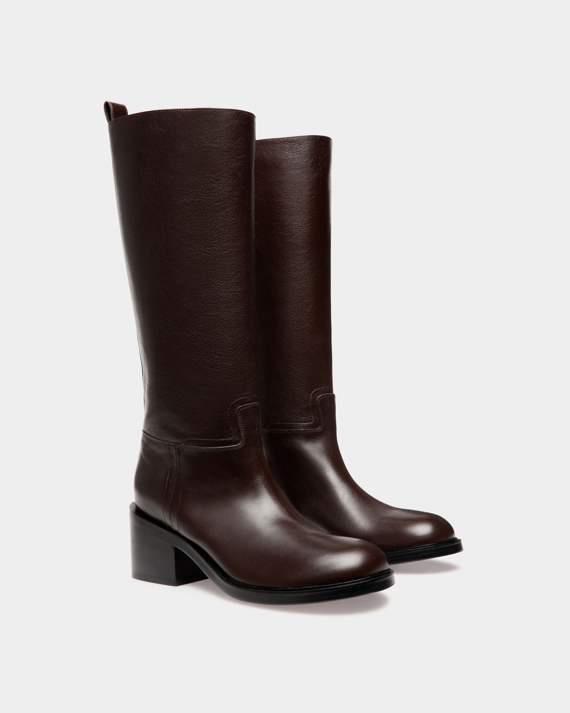 Peggy Stiefel Aus Leder In Braun - Damen - Bally - 02
