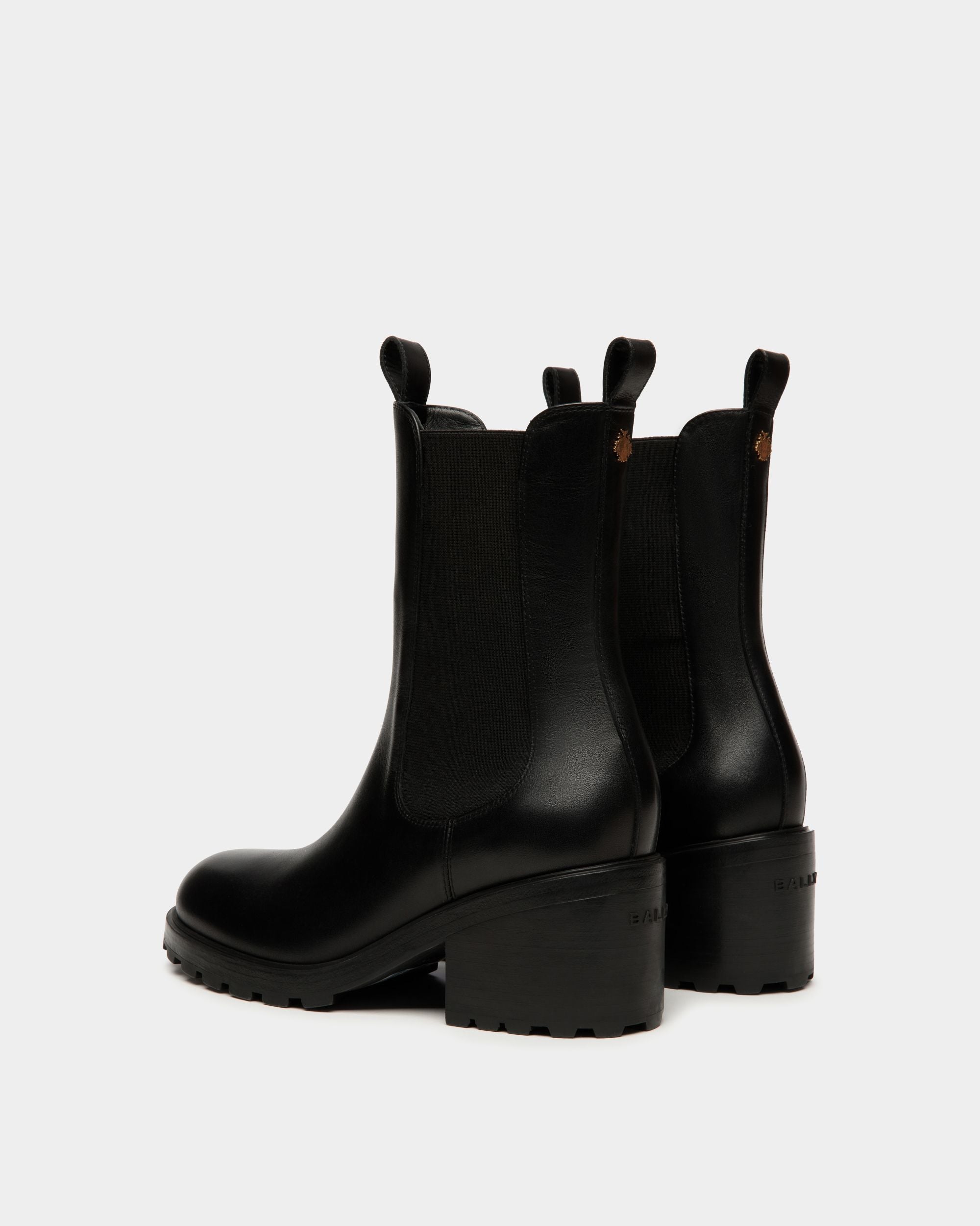 Gusto Stiefelette Aus Leder In Schwarz - Damen - Bally - 03