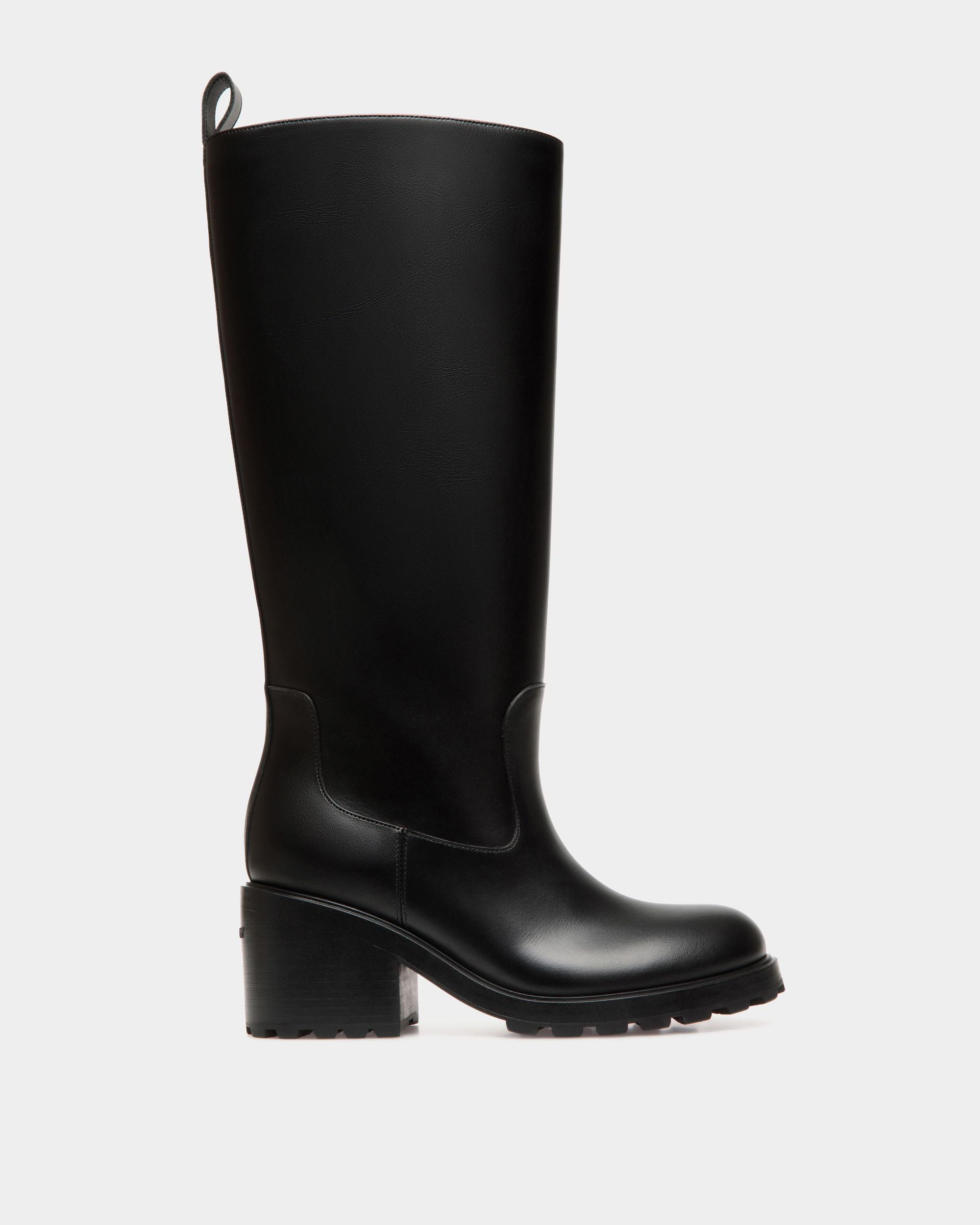 Gusto Stiefel Aus Leder In Schwarz - Damen - Bally - 01
