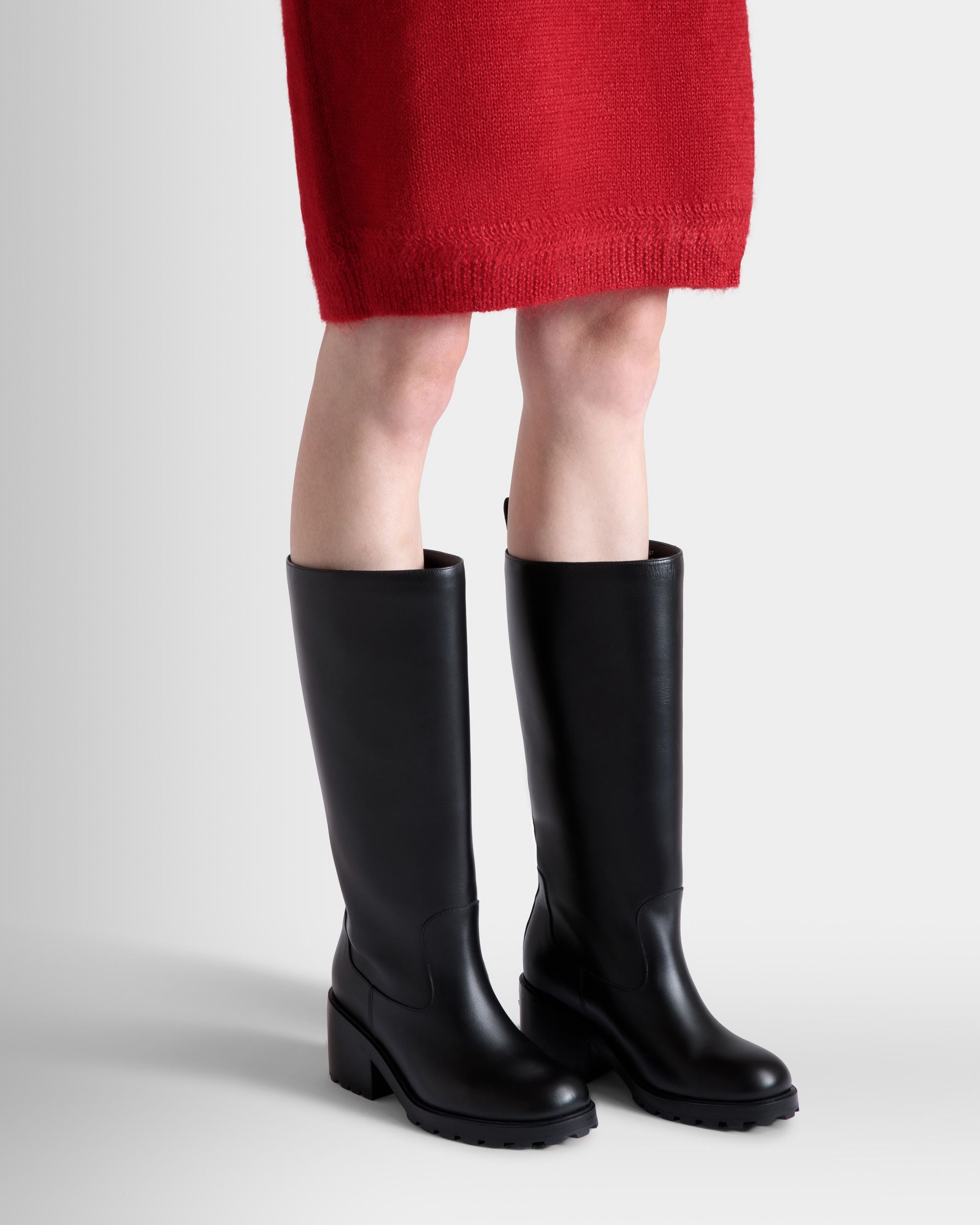 Gusto Stiefel Aus Leder In Schwarz - Damen - Bally - 02